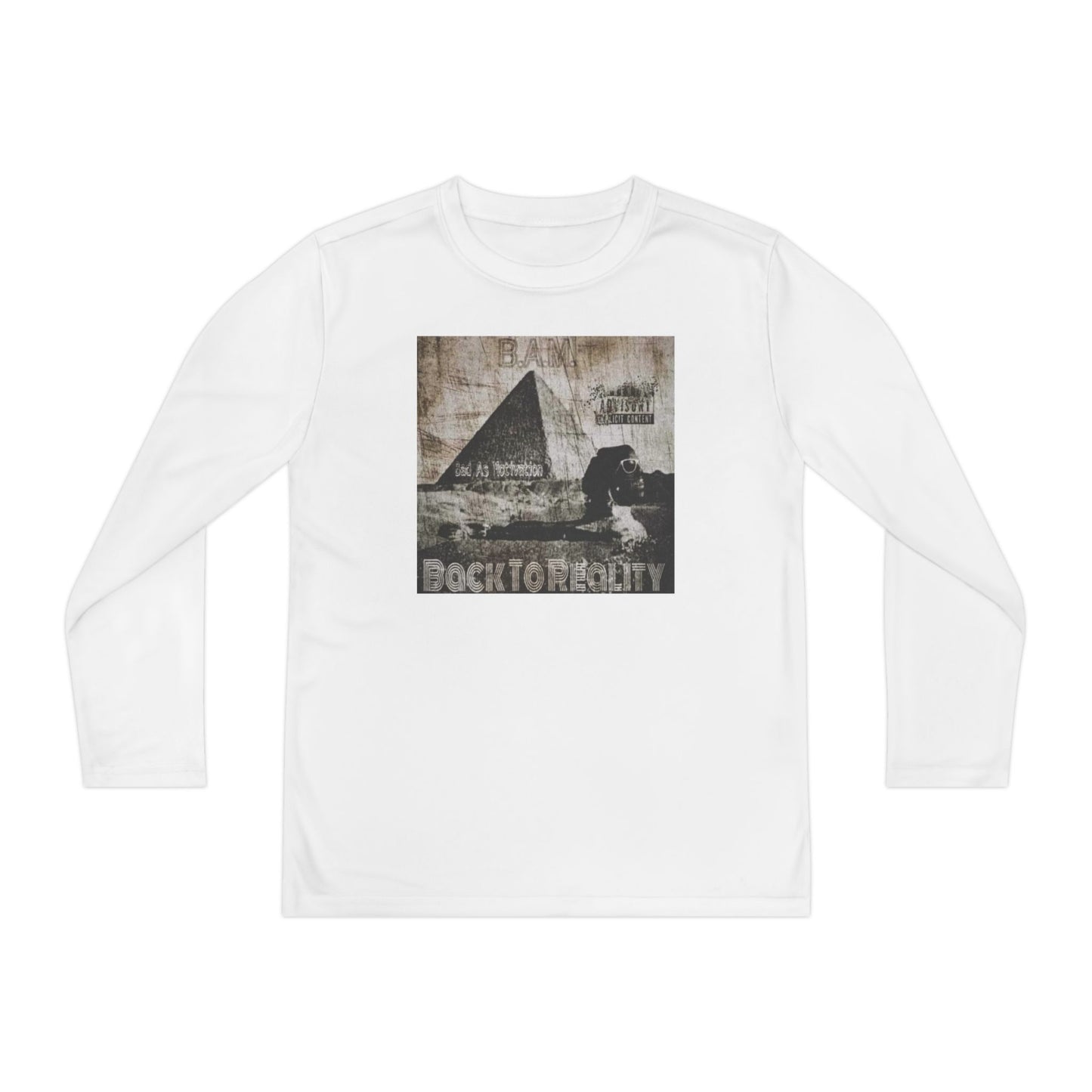 110%B.A.M. "Back To Reality" Youth Long Sleeve Tee