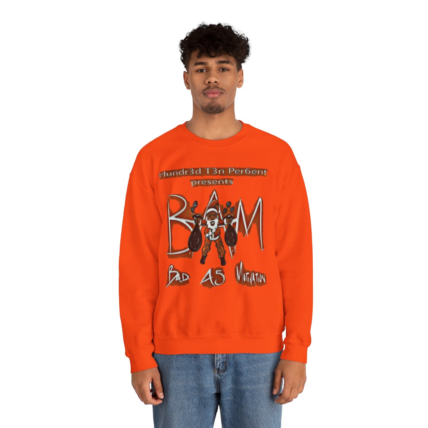 110%B.A.M. Unisex Crewneck Sweatshirt