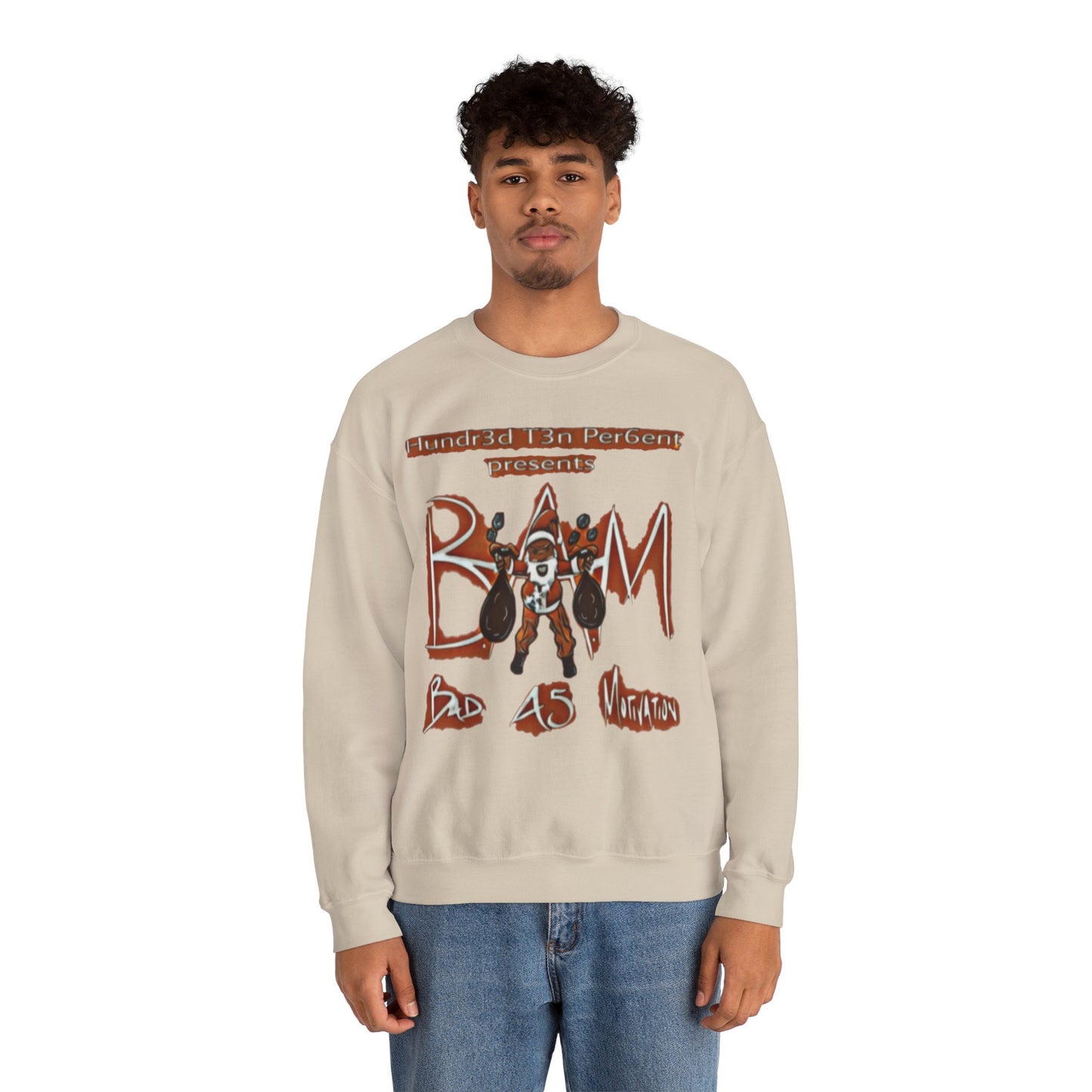 110%B.A.M. Unisex Crewneck Sweatshirt