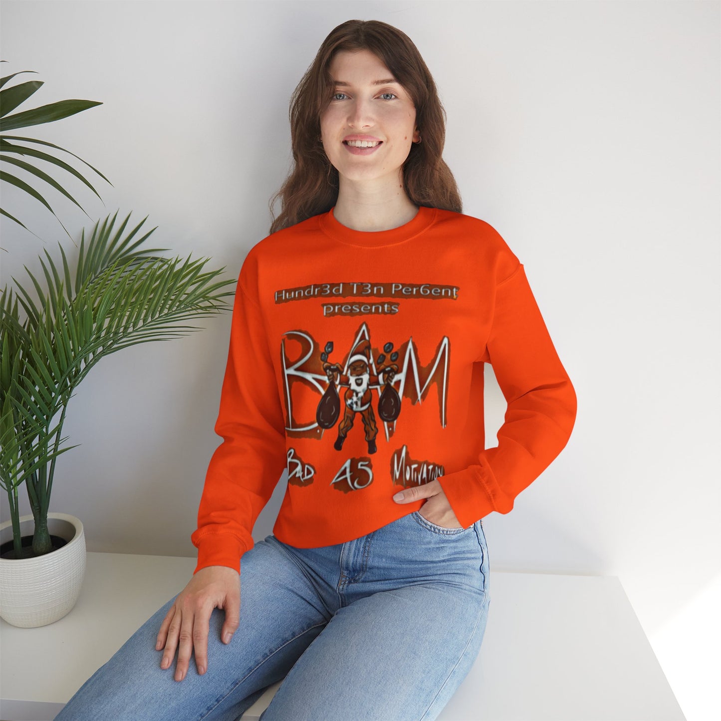 110%B.A.M. Unisex Crewneck Sweatshirt