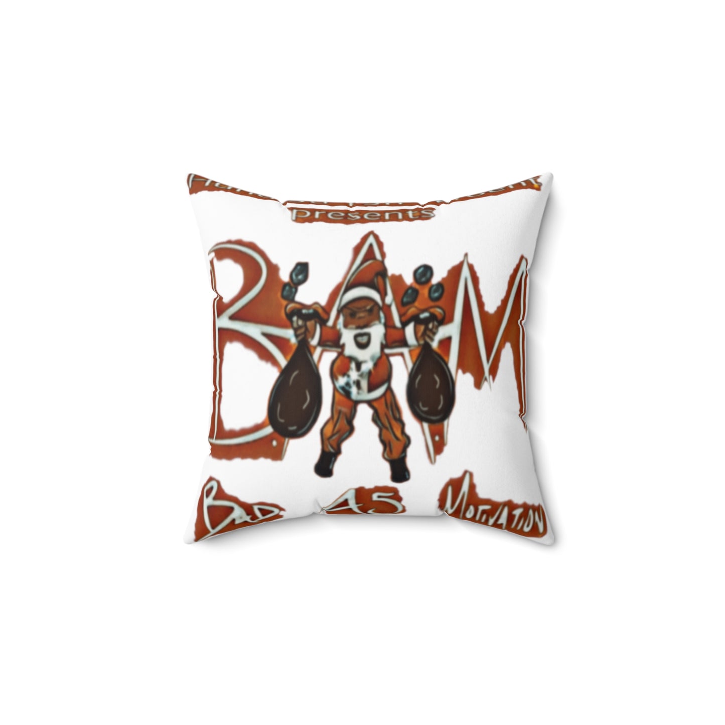 110%B.A.M. Spun Polyester Square Pillow