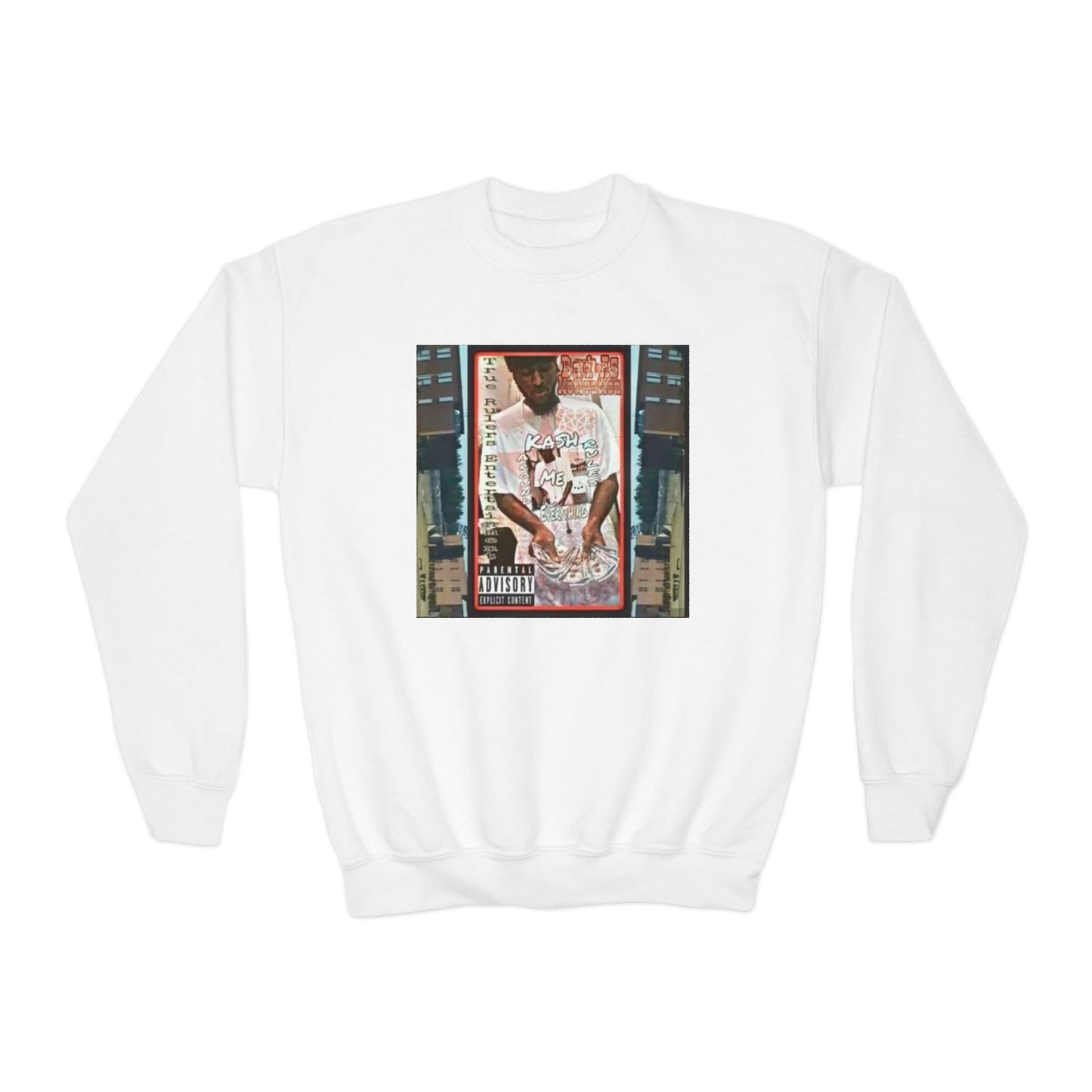 "Kash Rules Everything Around Me"Youth Crewneck Sweatshirt