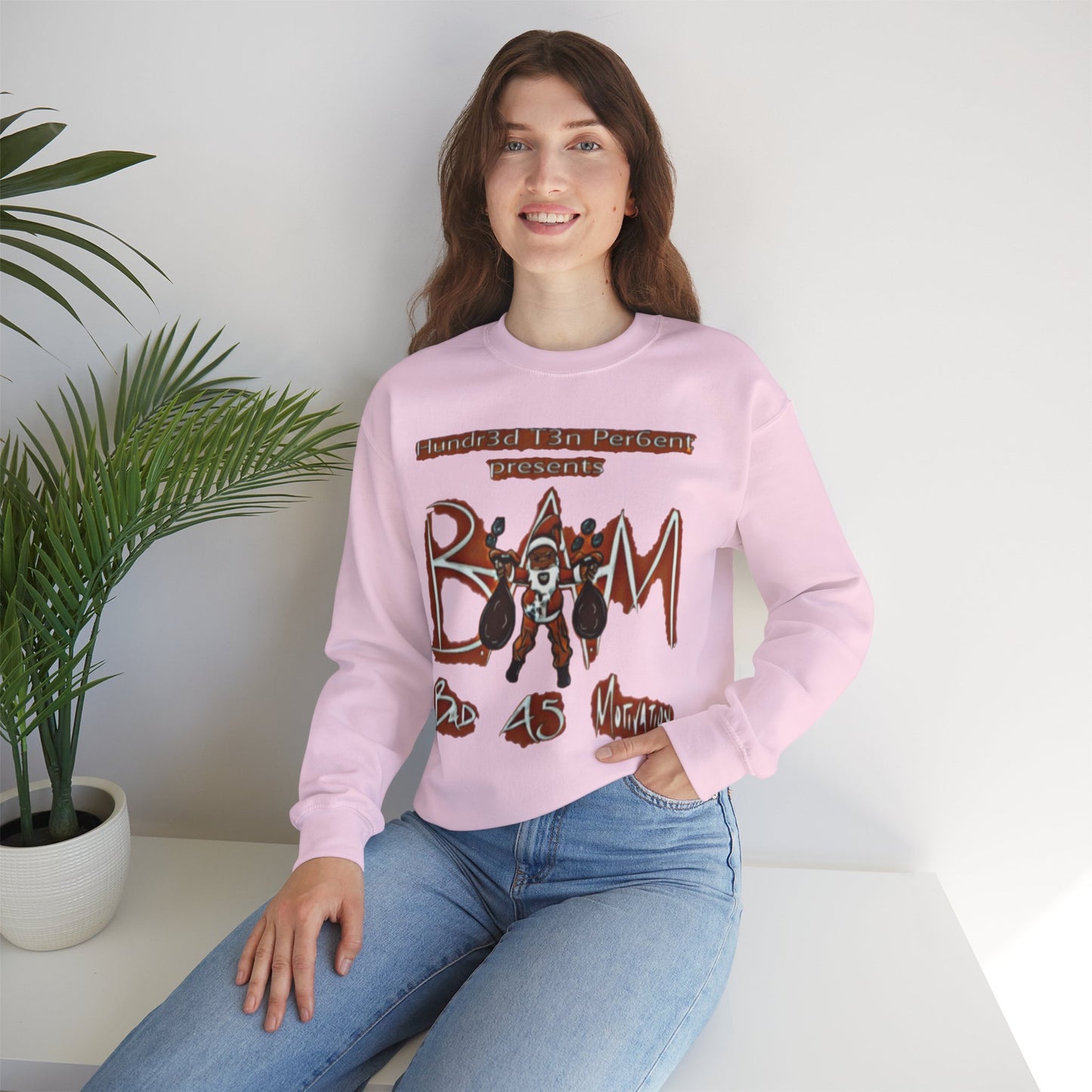 110%B.A.M. Unisex Crewneck Sweatshirt