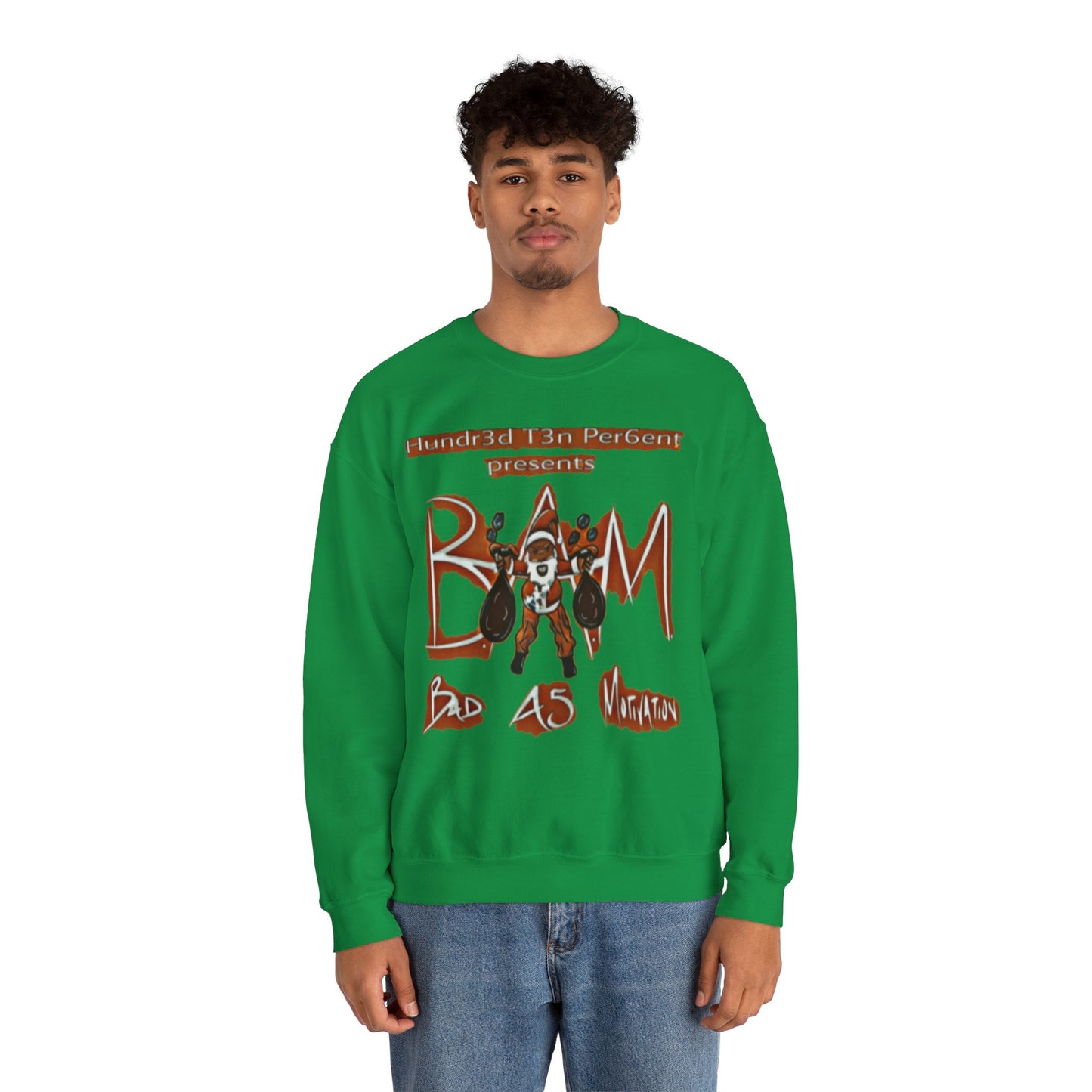 110%B.A.M. Unisex Crewneck Sweatshirt