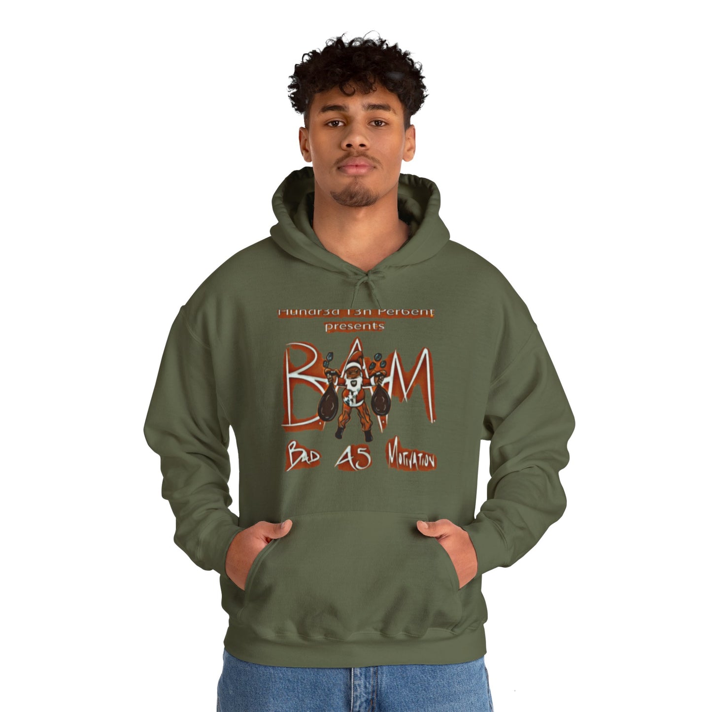 110%B.A.M. Unisex Pullover Hoody