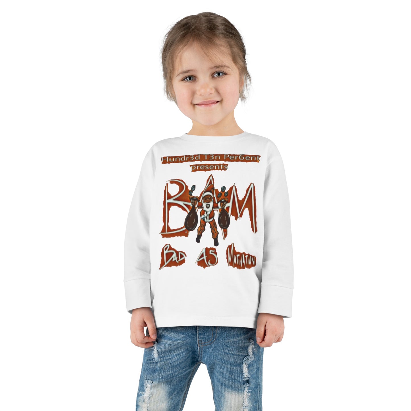 110%B.A.M. Toddler Long Sleeve Tee