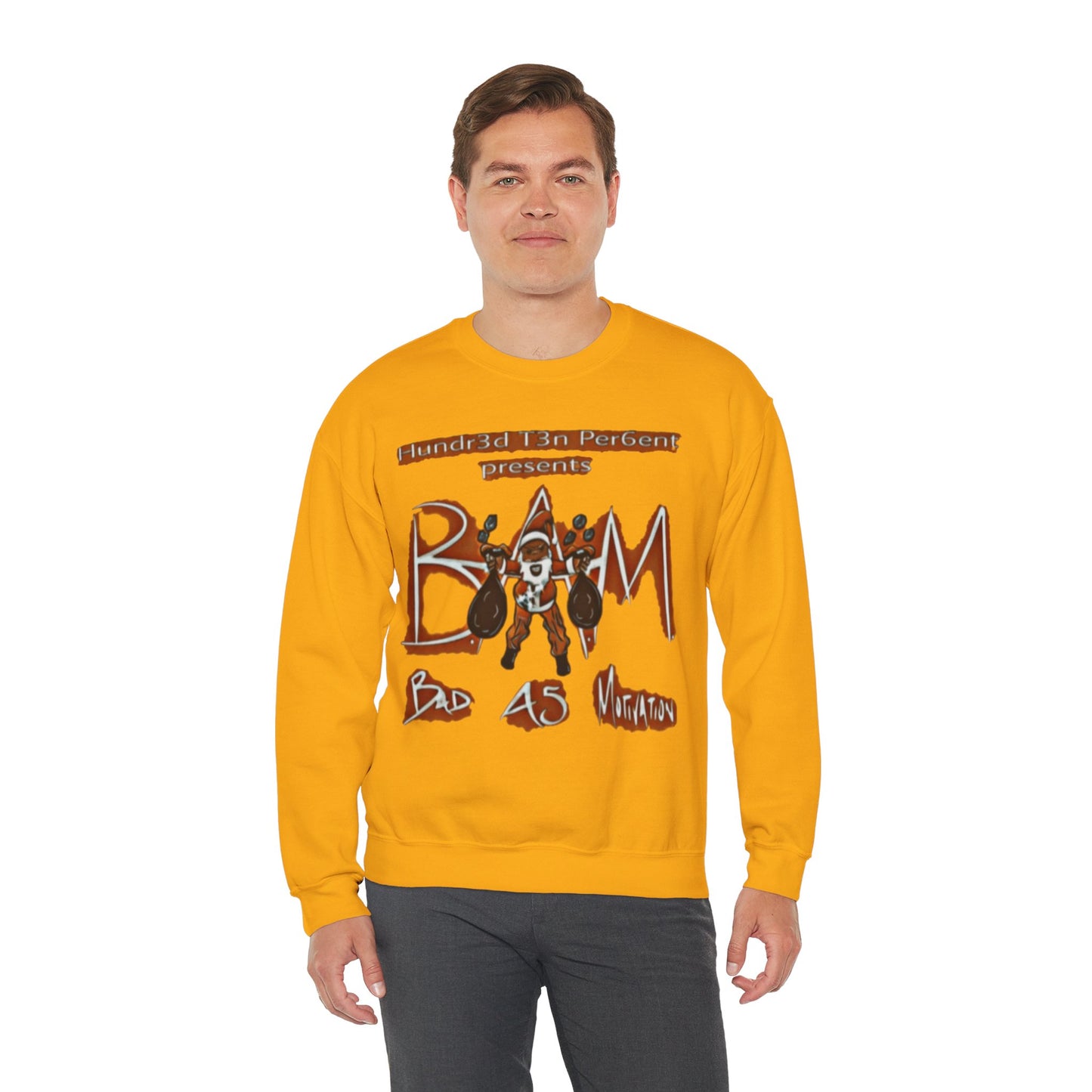 110%B.A.M. Unisex Crewneck Sweatshirt