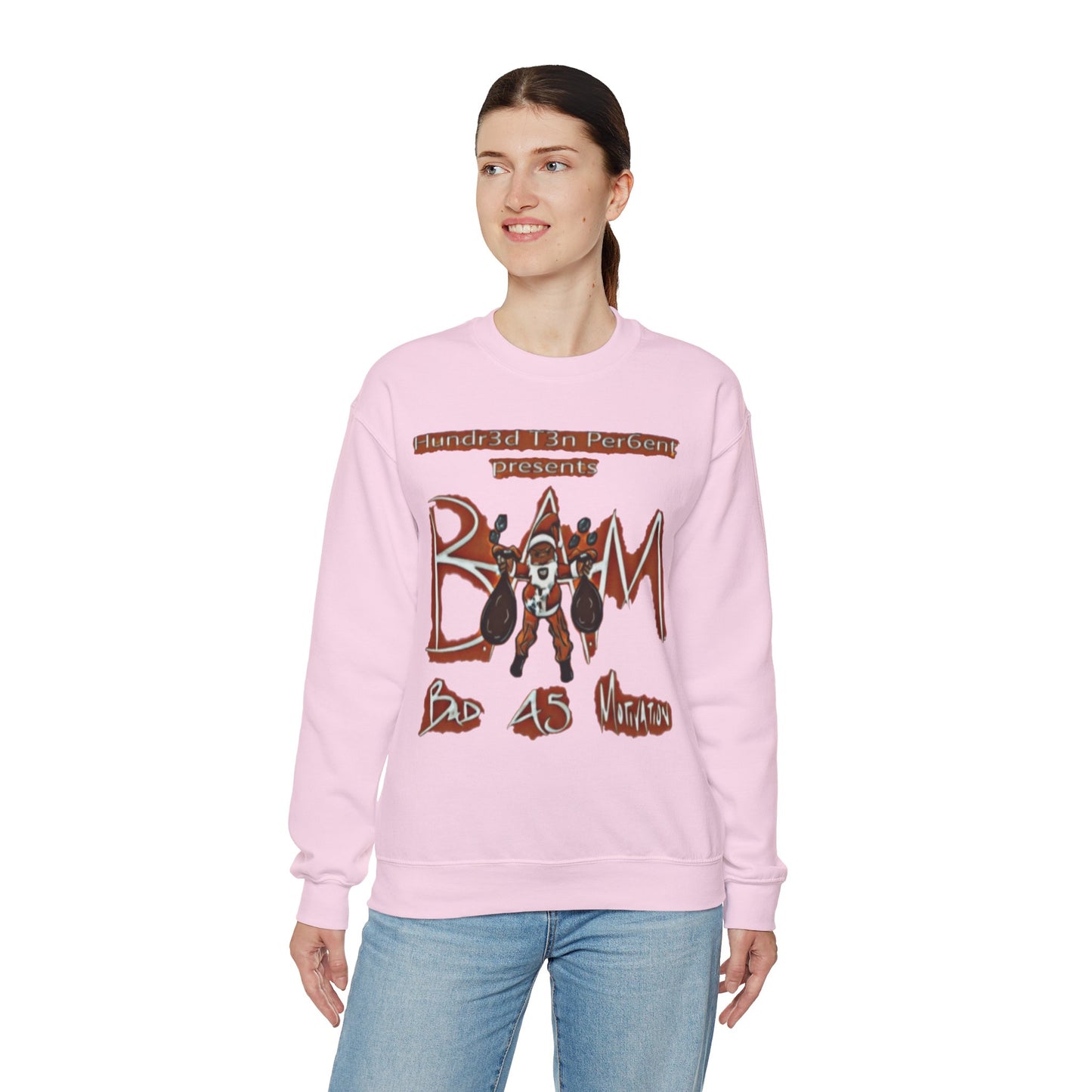 110%B.A.M. Unisex Crewneck Sweatshirt