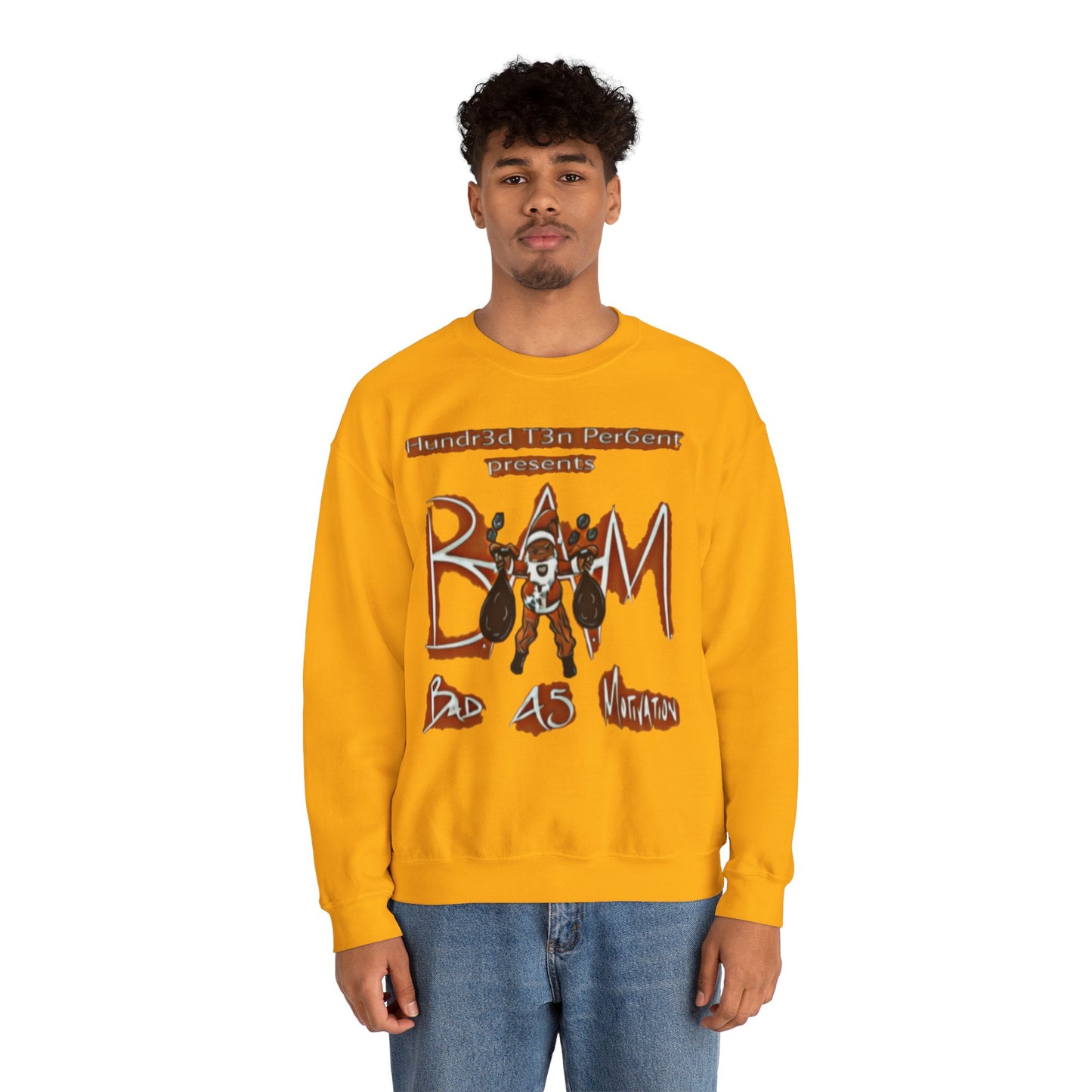 110%B.A.M. Unisex Crewneck Sweatshirt