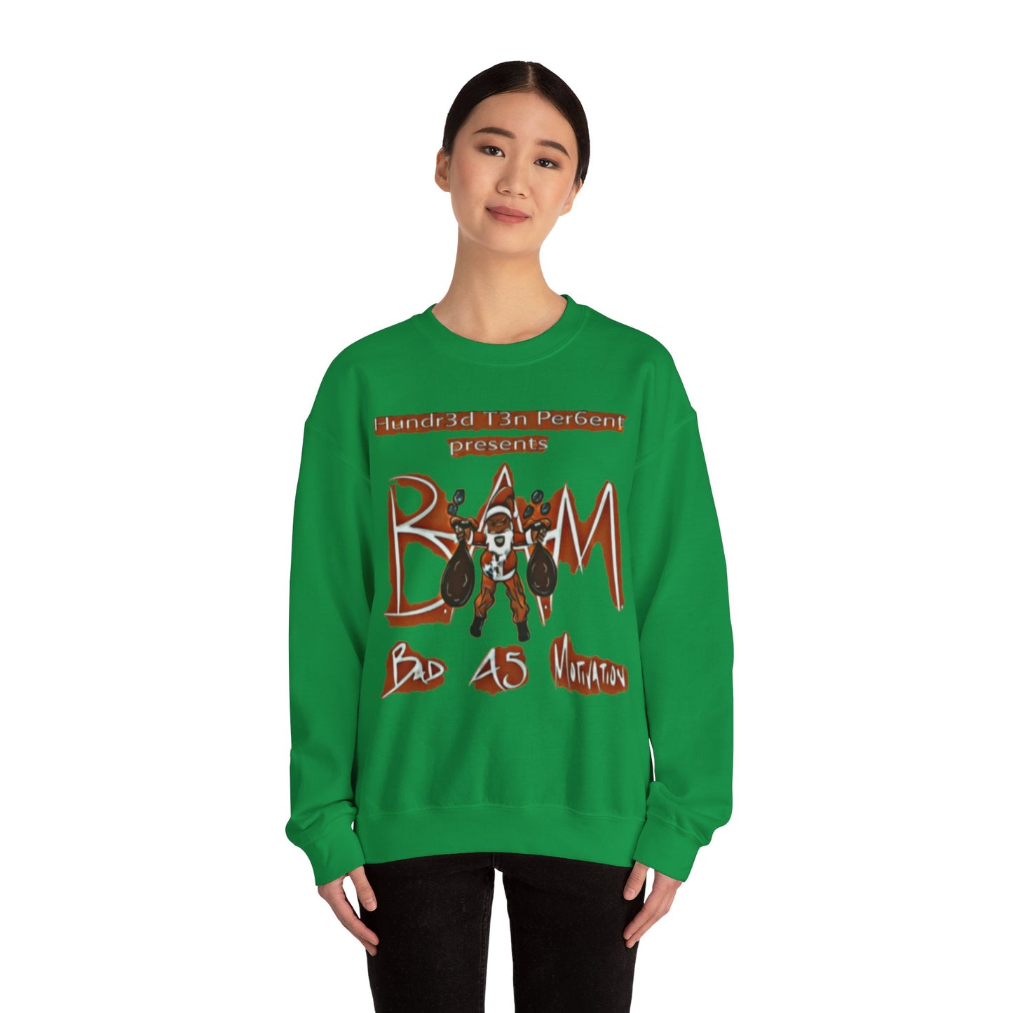 110%B.A.M. Unisex Crewneck Sweatshirt