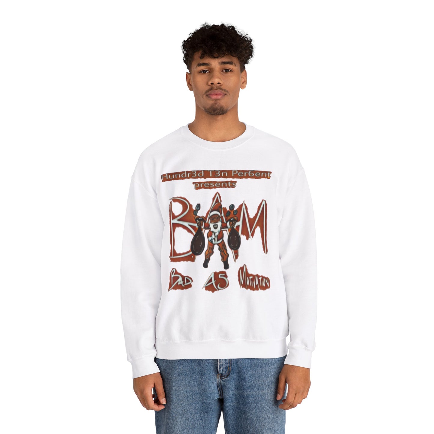 110%B.A.M. Unisex Crewneck Sweatshirt