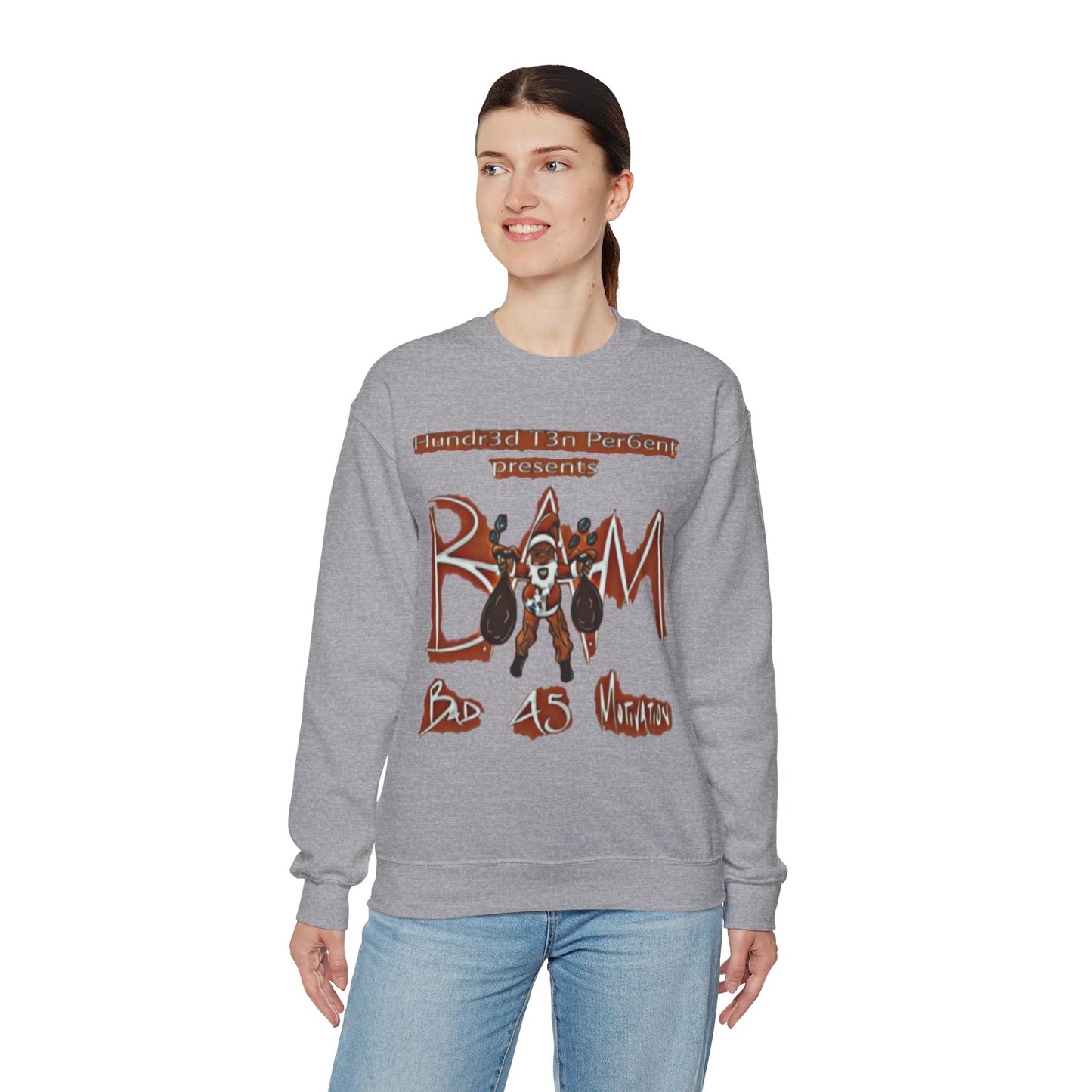 110%B.A.M. Unisex Crewneck Sweatshirt