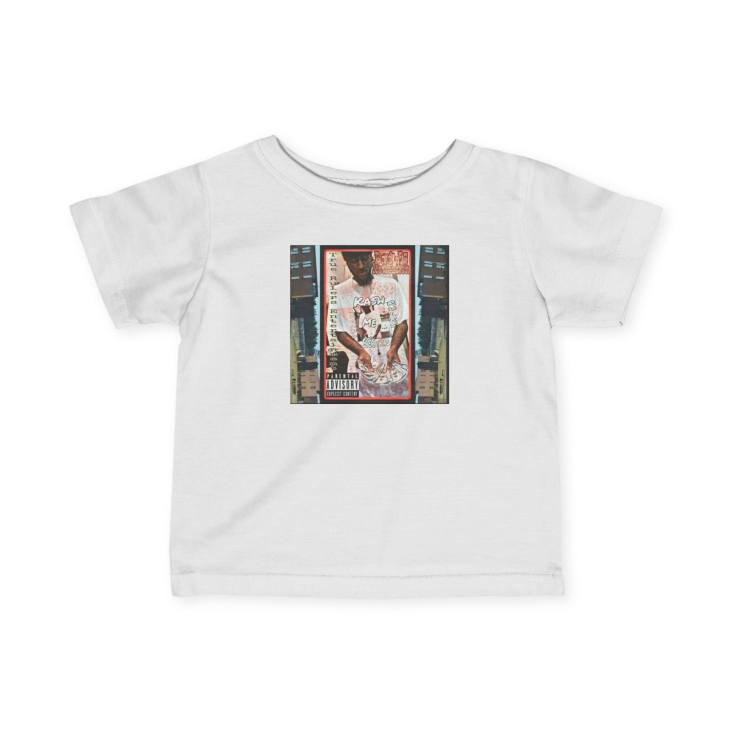 "Kash Rules Everything Around Me" Infant Fine Jersey Tee