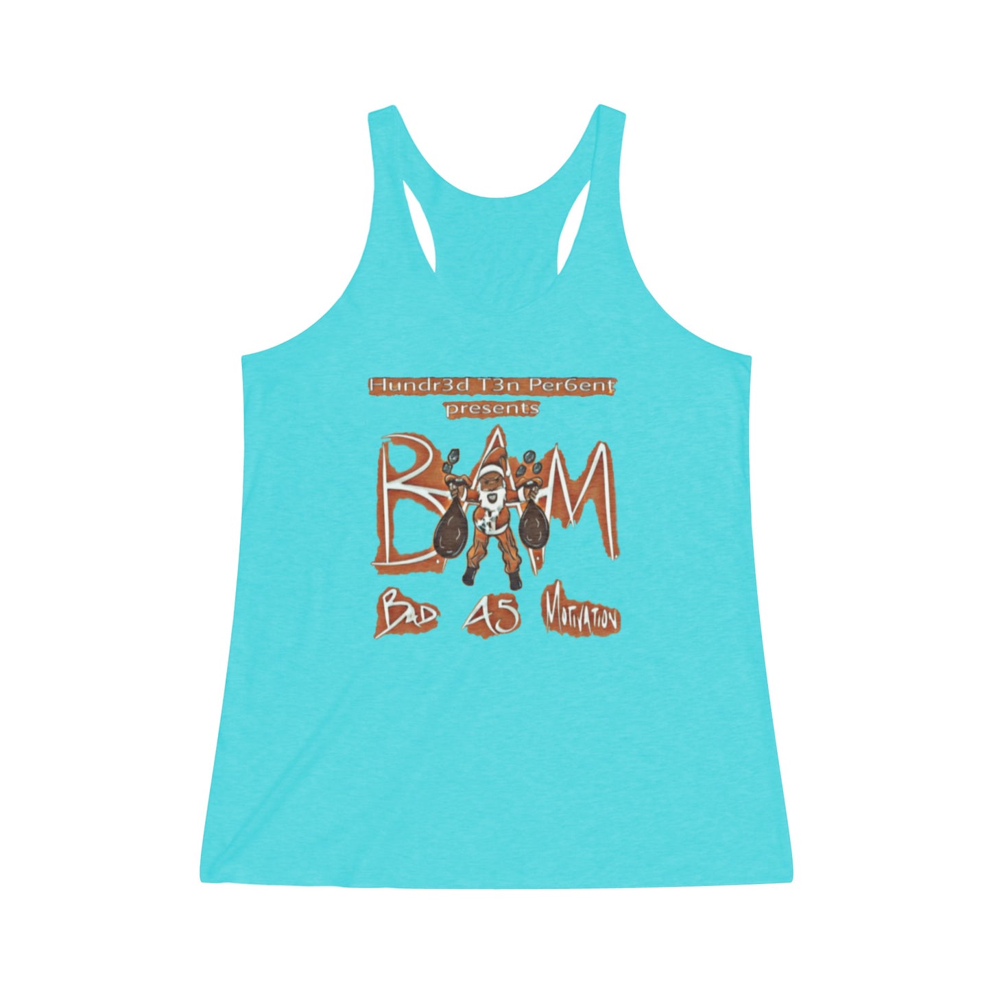 110%B.A.M. Women's Tri-Blend Racerback Tank