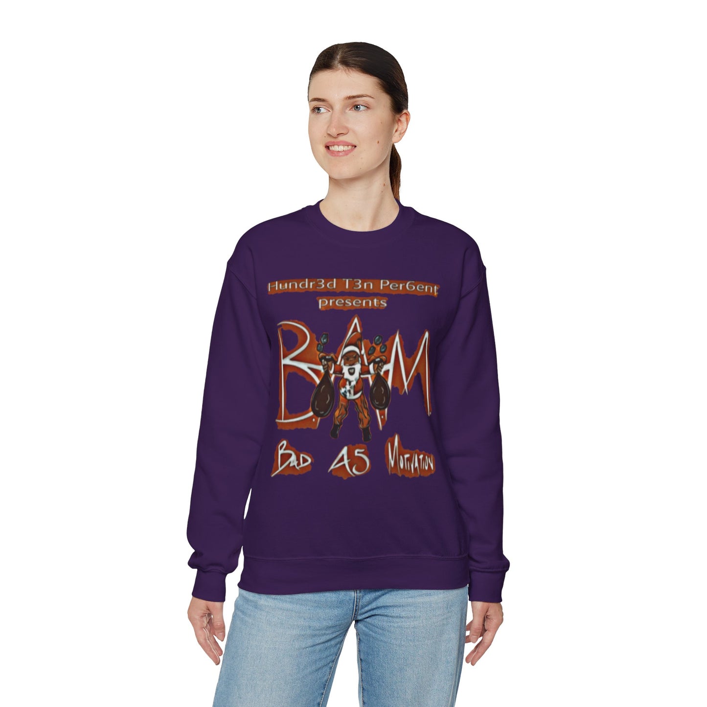 110%B.A.M. Unisex Crewneck Sweatshirt