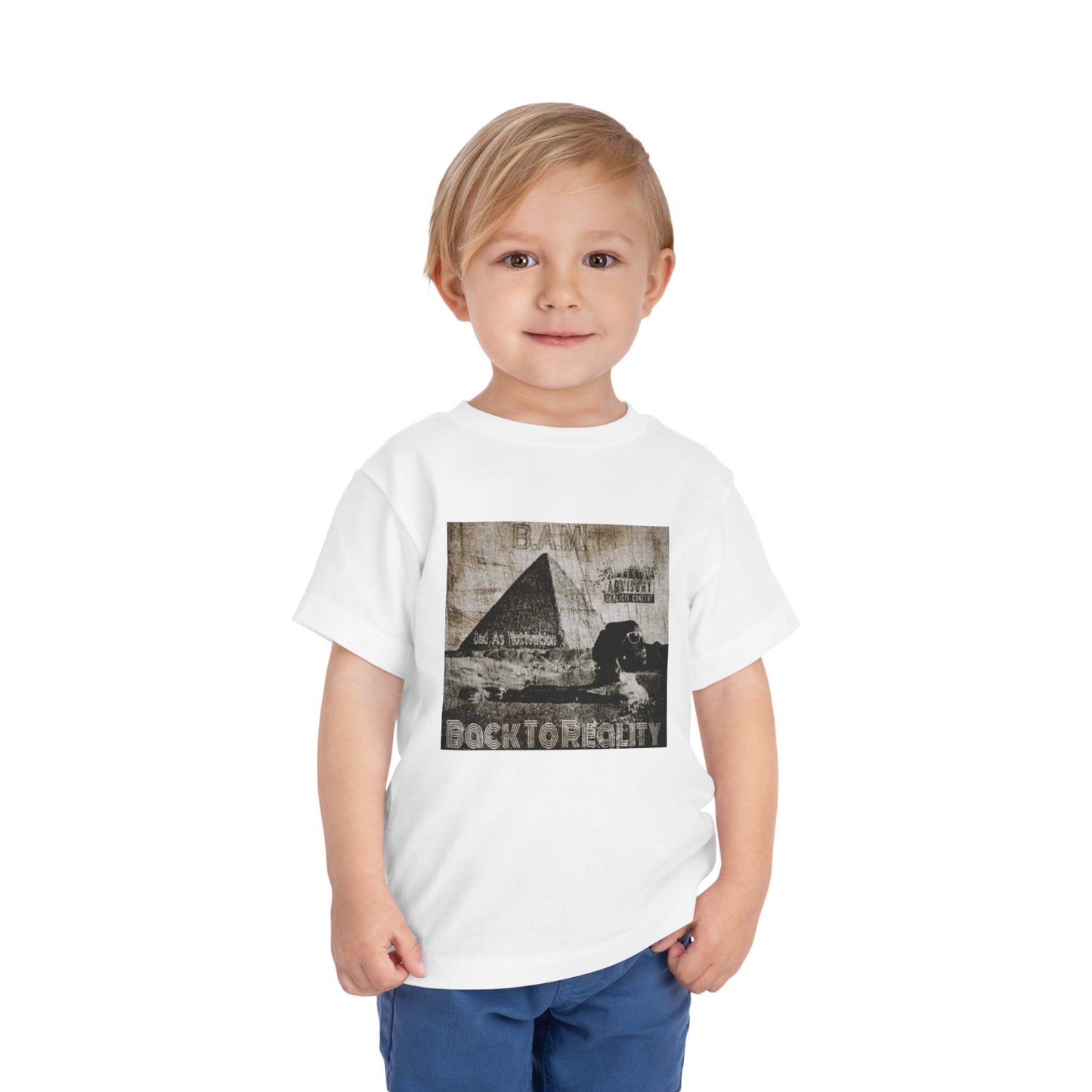 110%B.A.M. "Back To Reality" Toddler Short Sleeve Tee