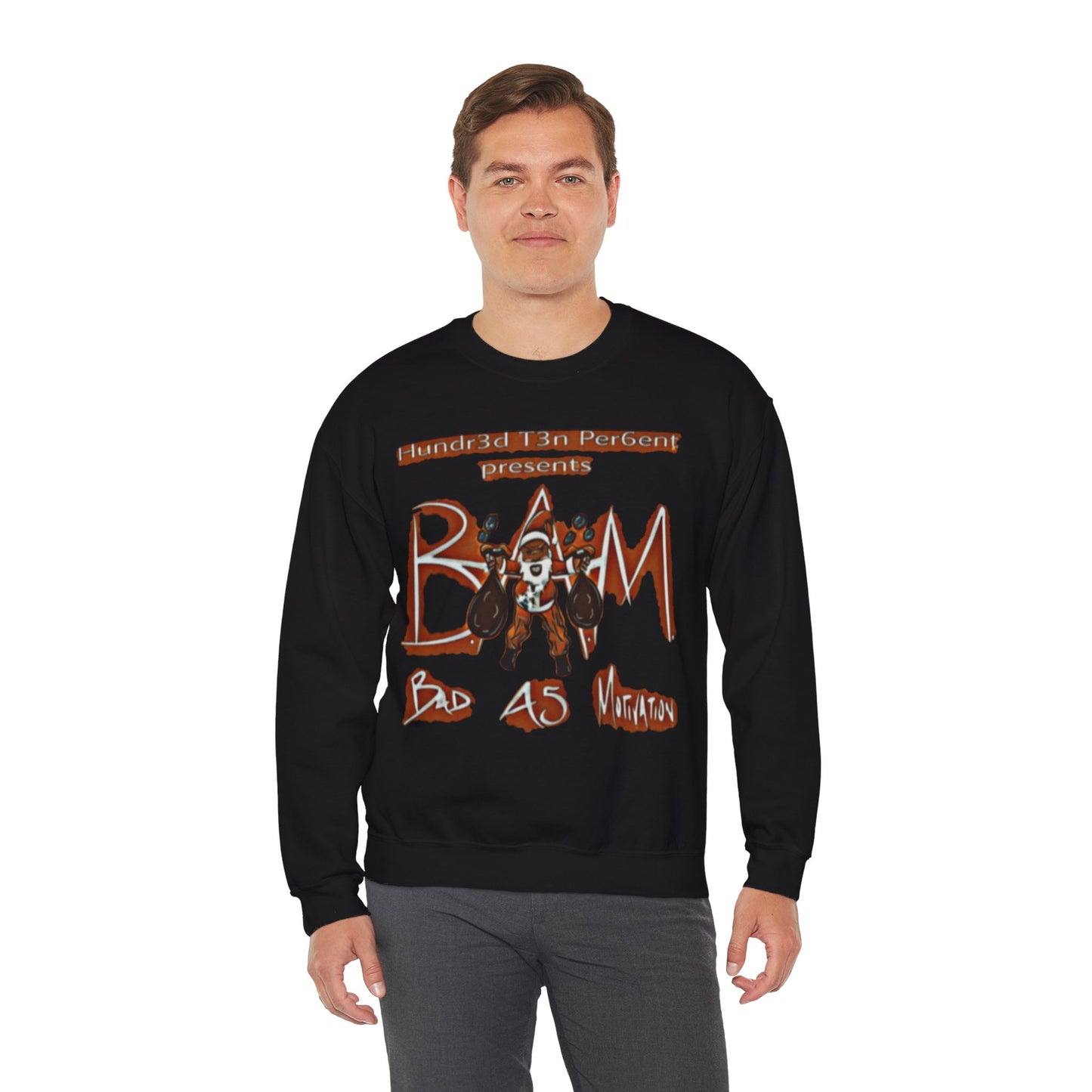 110%B.A.M. Unisex Crewneck Sweatshirt