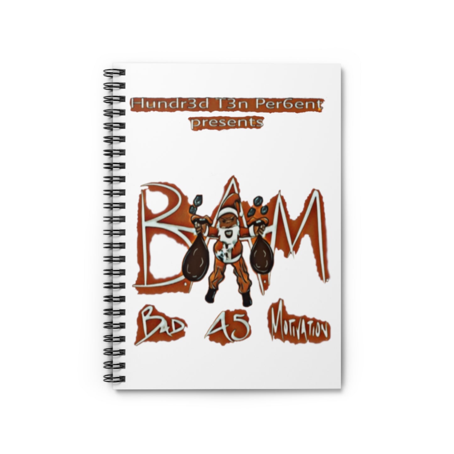 110%B.A.M. Spiral Notebook - Ruled Line