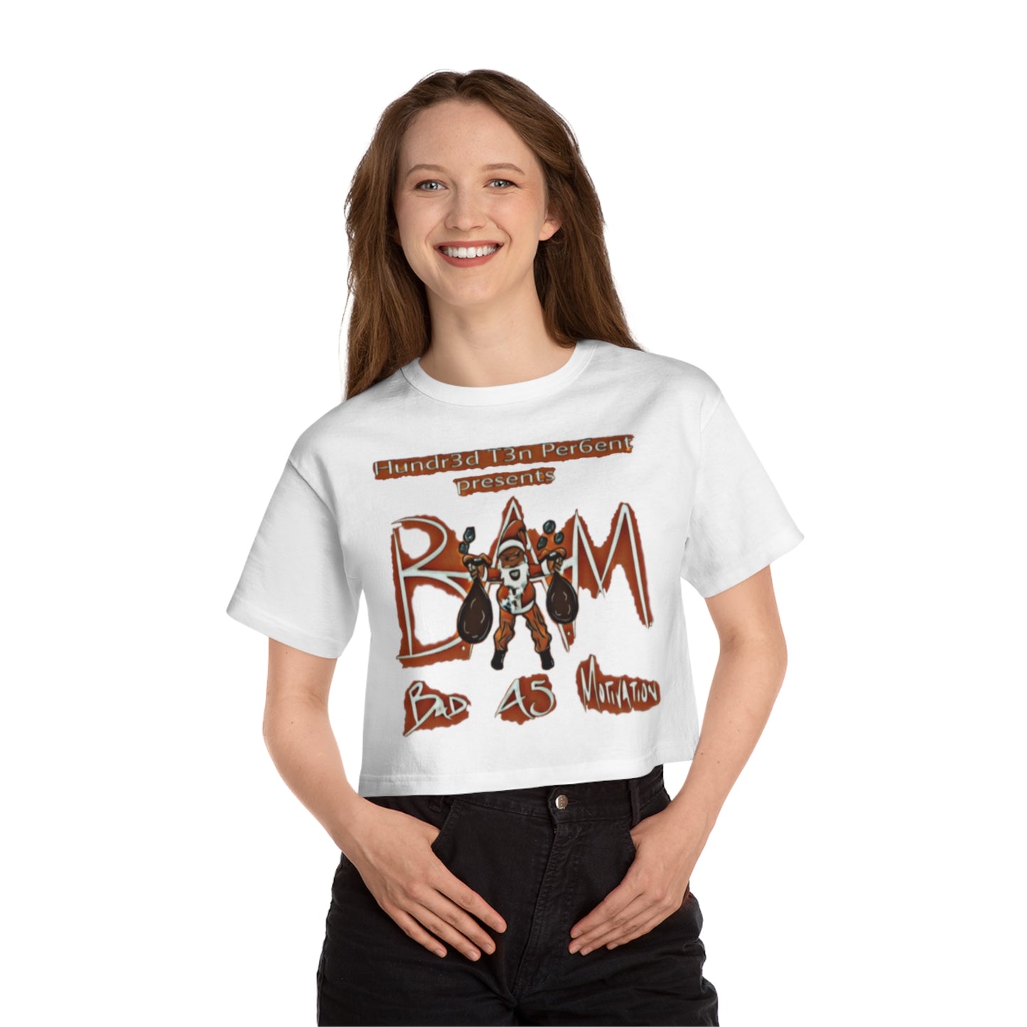 Champion Women's 110%B.A.M. Cropped T-Shirt