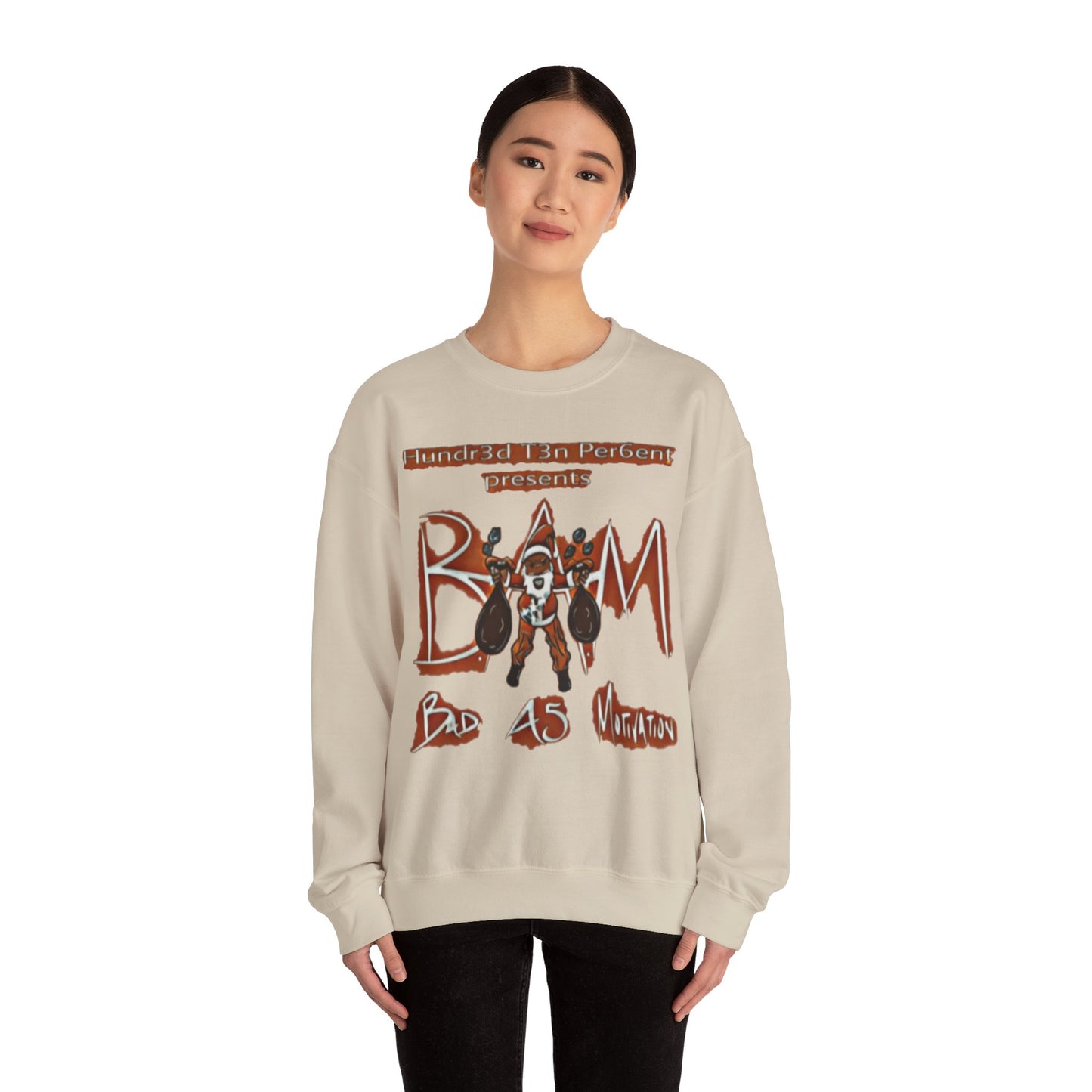 110%B.A.M. Unisex Crewneck Sweatshirt