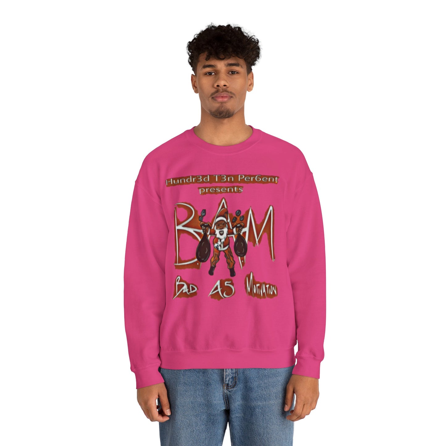 110%B.A.M. Unisex Crewneck Sweatshirt