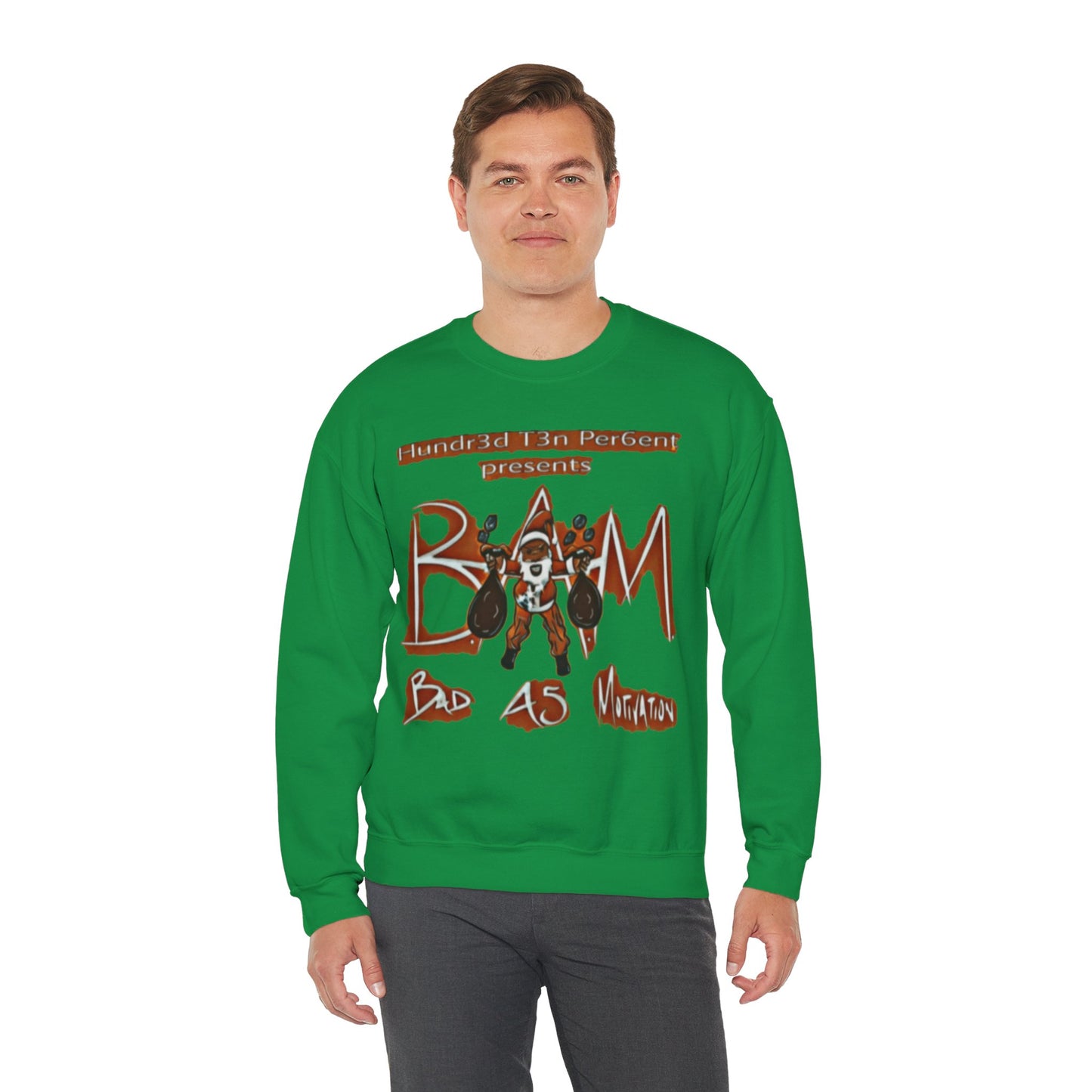 110%B.A.M. Unisex Crewneck Sweatshirt