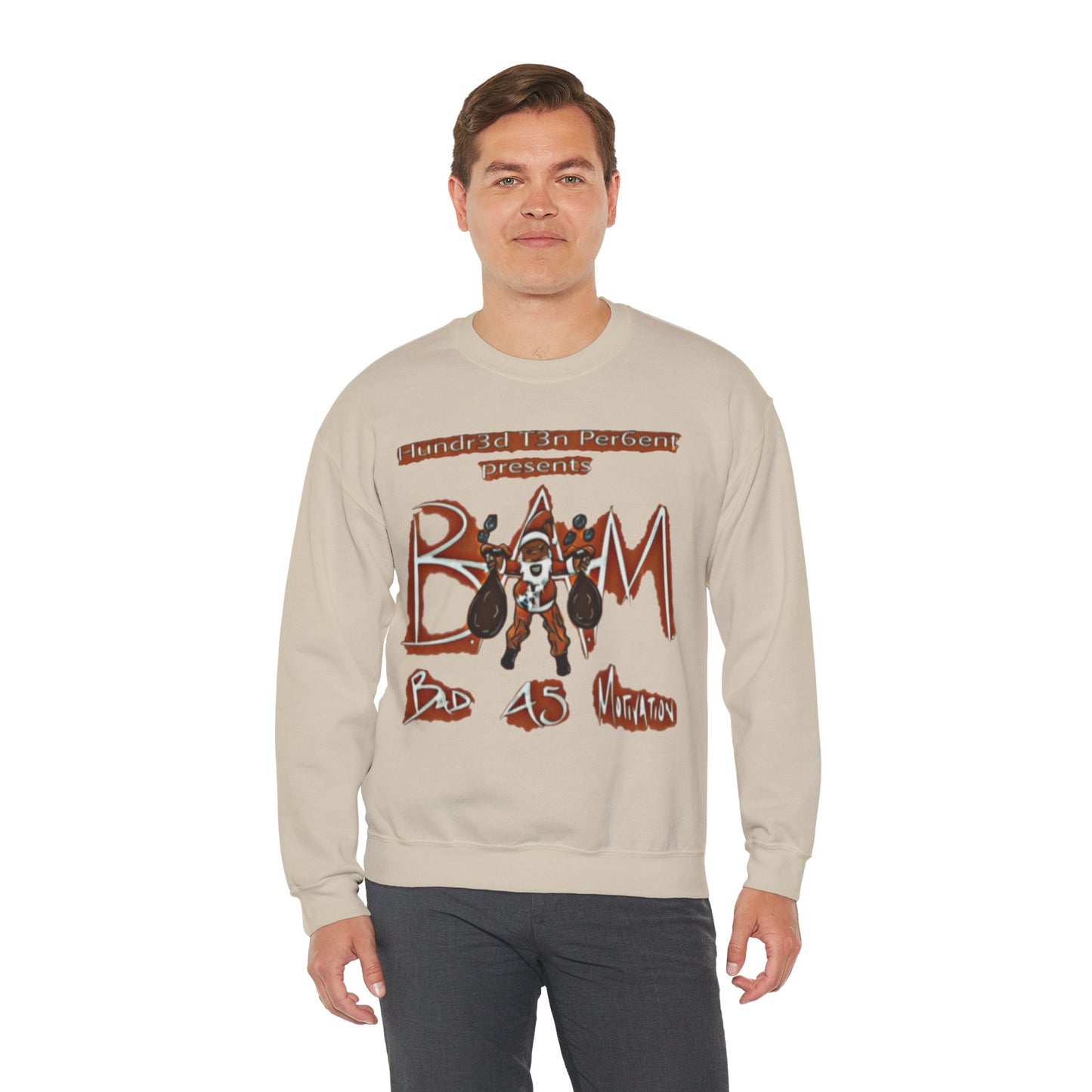 110%B.A.M. Unisex Crewneck Sweatshirt