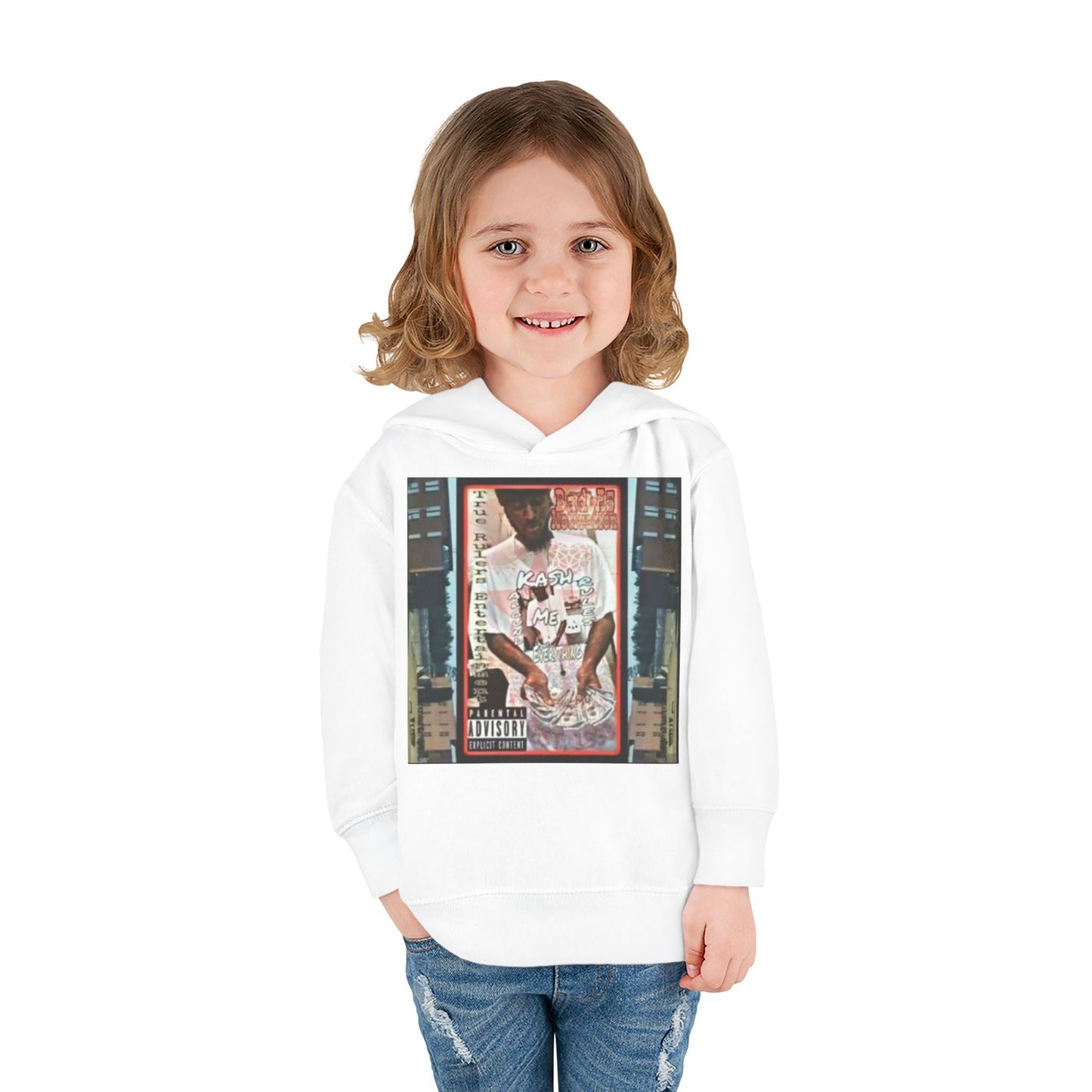 "Kash Rules Everything Around Me"Toddler Pullover Fleece Hoodie