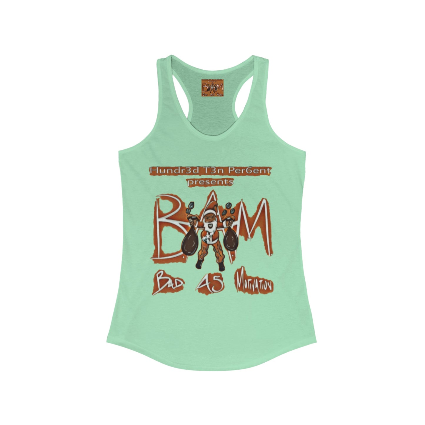 110%B.A.M. Women's Racerback Tank