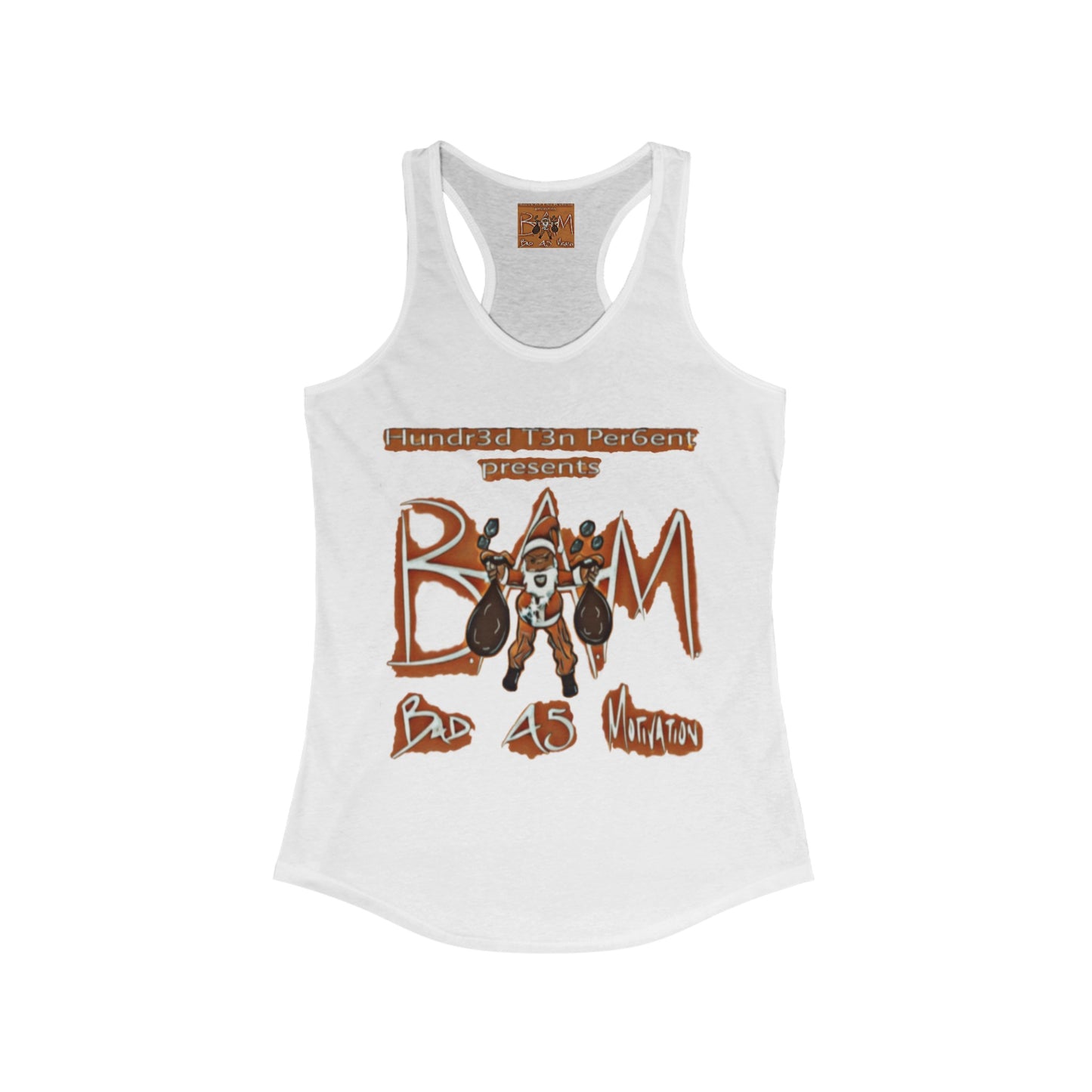 110%B.A.M. Women's Racerback Tank