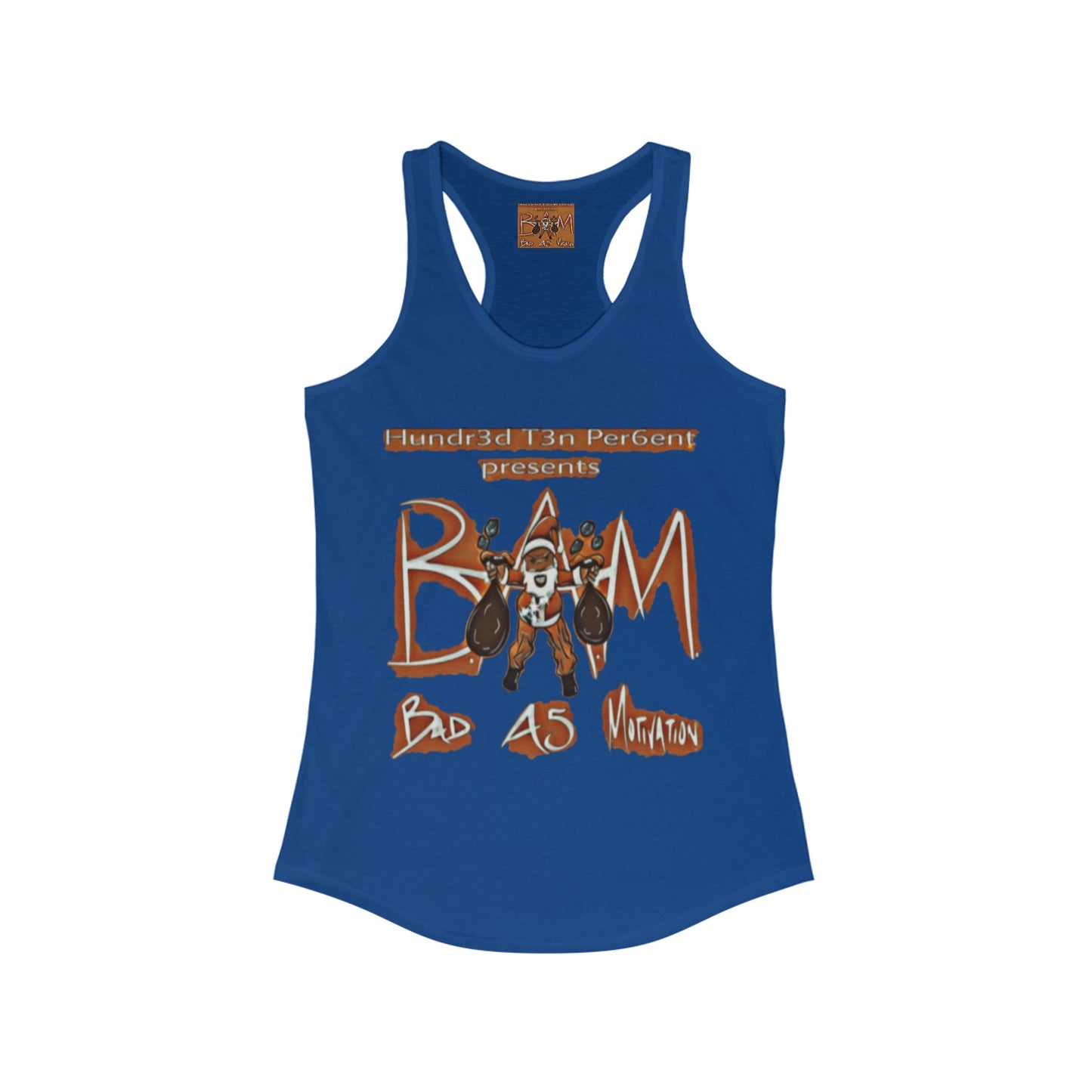 110%B.A.M. Women's Racerback Tank