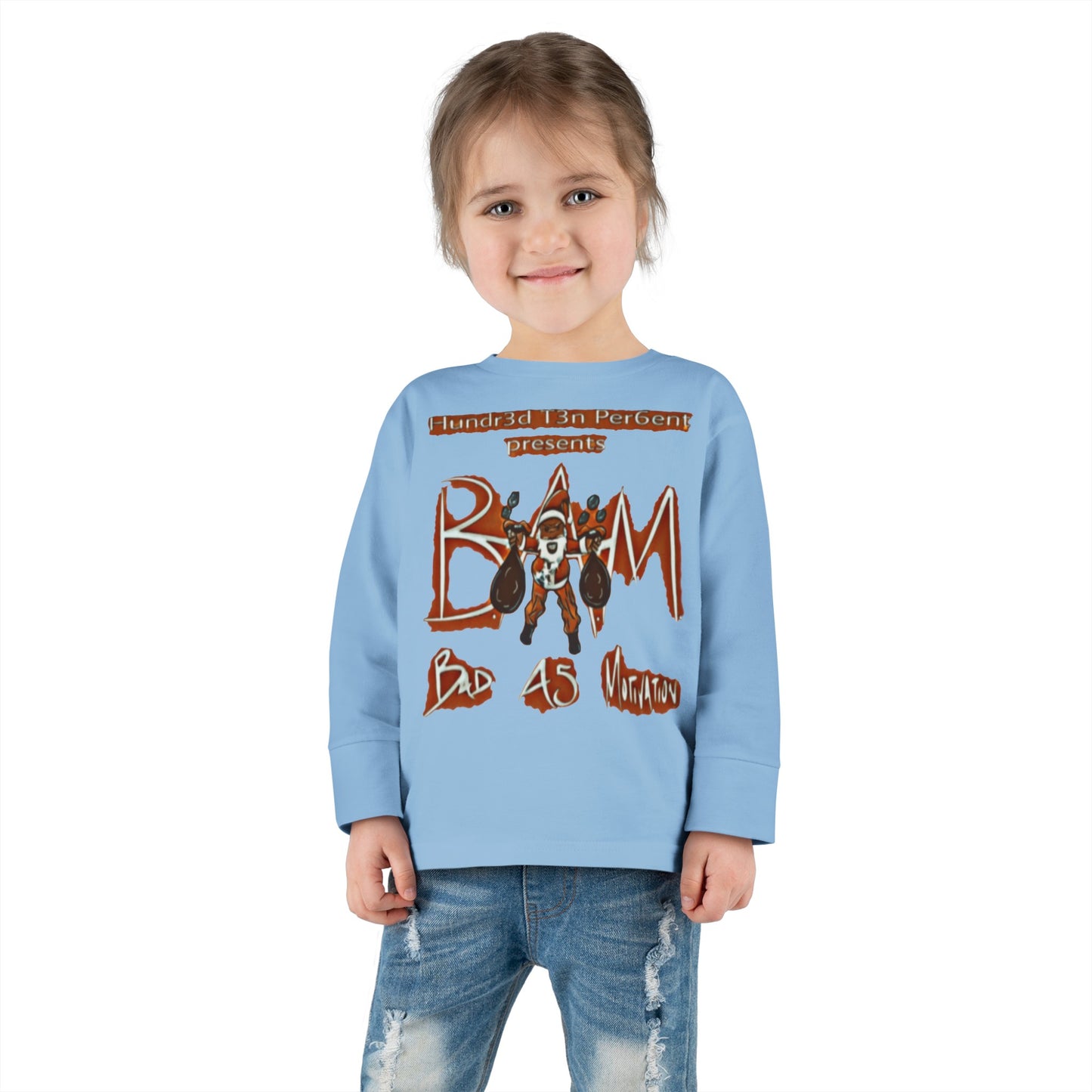 110%B.A.M. Toddler Long Sleeve Tee