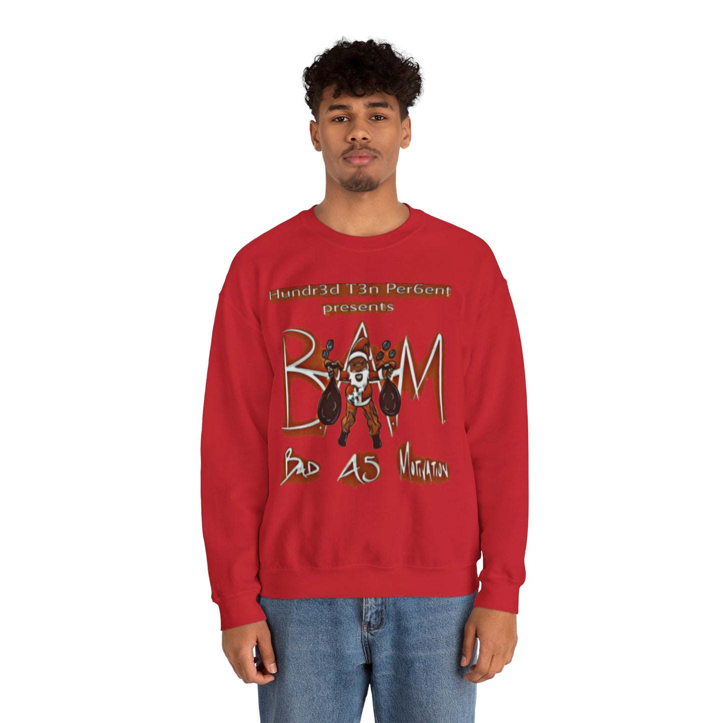 110%B.A.M. Unisex Crewneck Sweatshirt