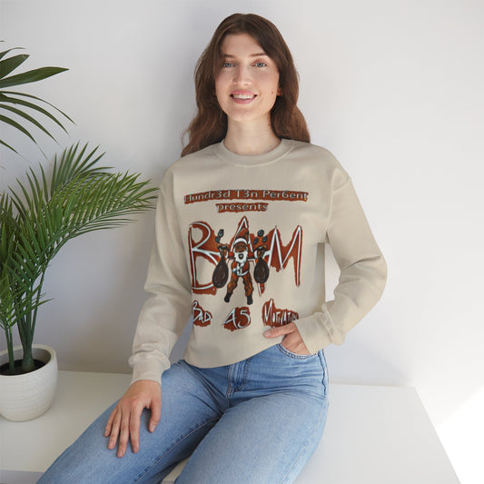 110%B.A.M. Unisex Crewneck Sweatshirt