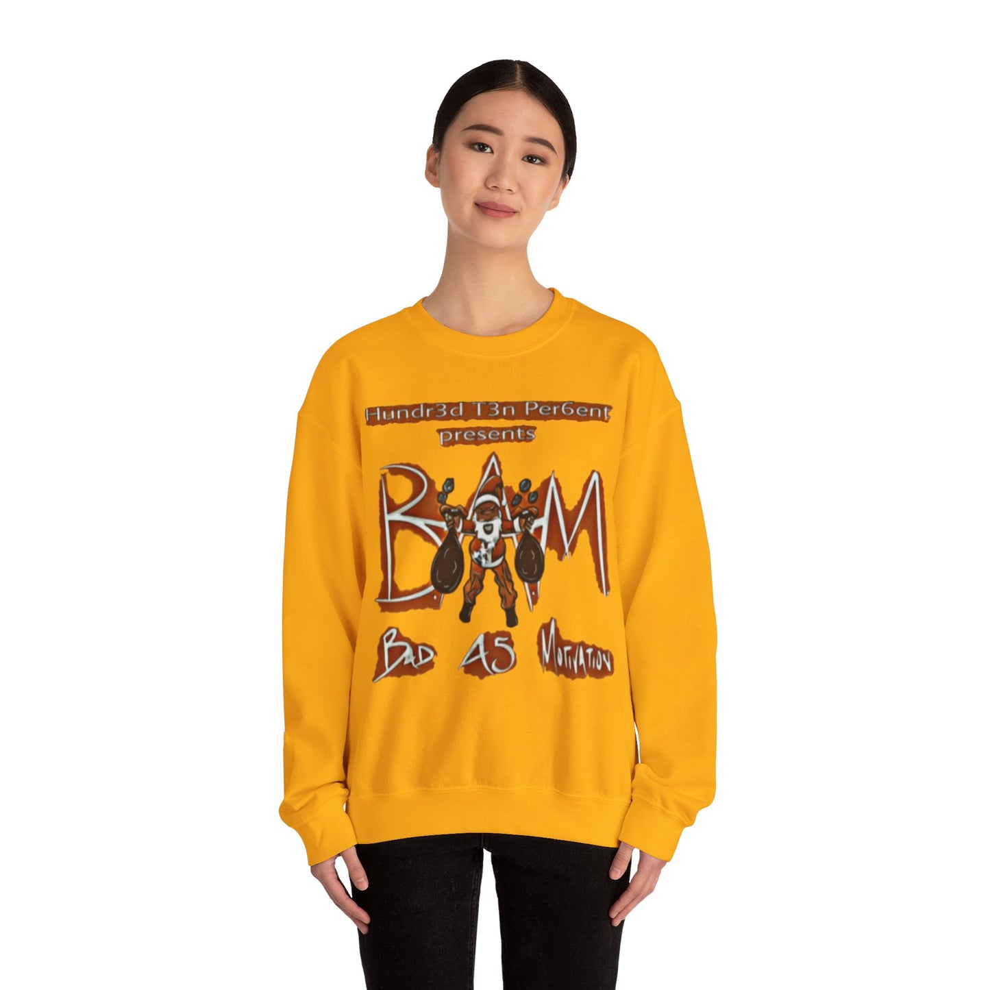 110%B.A.M. Unisex Crewneck Sweatshirt