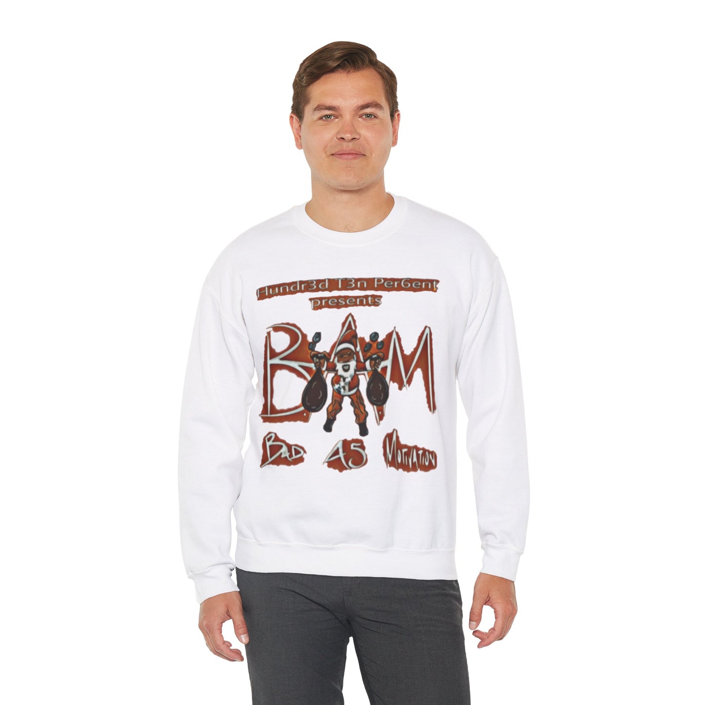 110%B.A.M. Unisex Crewneck Sweatshirt