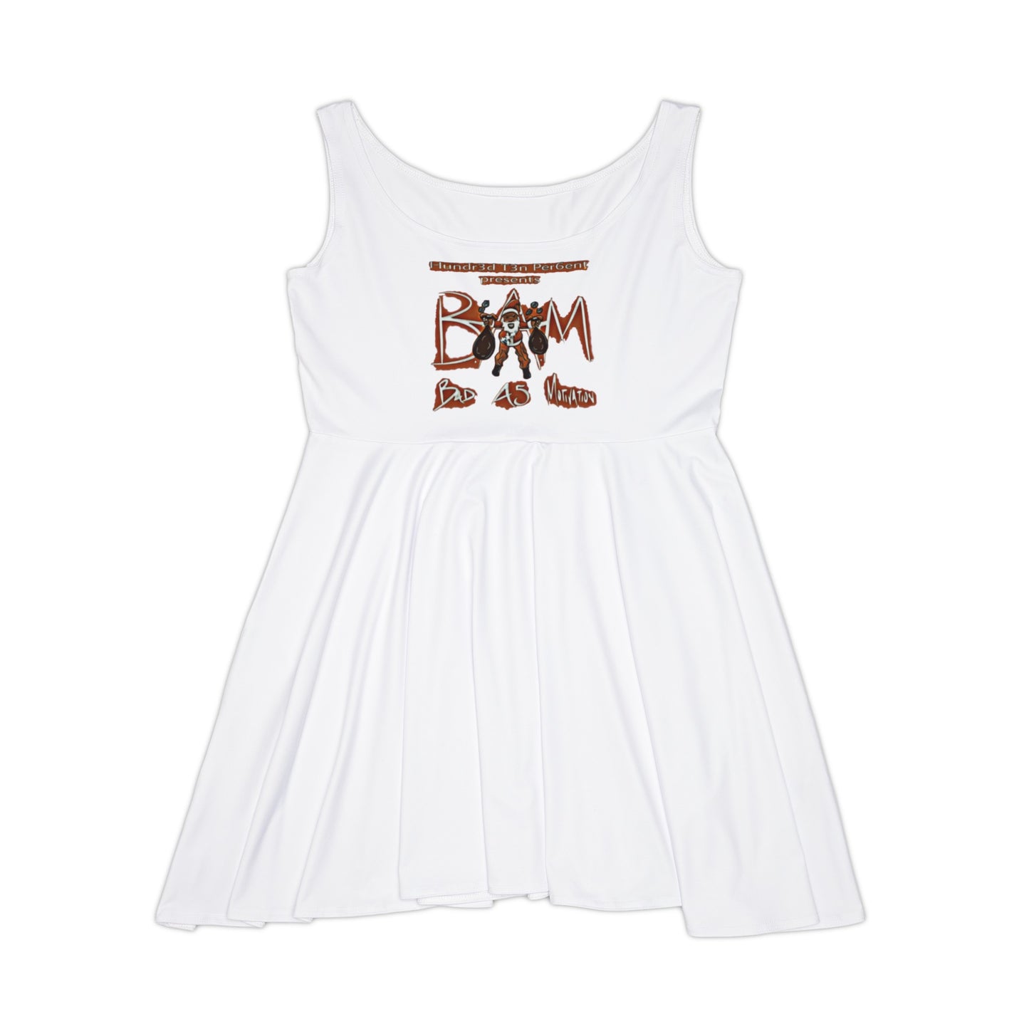 110%B.A.M. Women's Skater Dress (AOP)