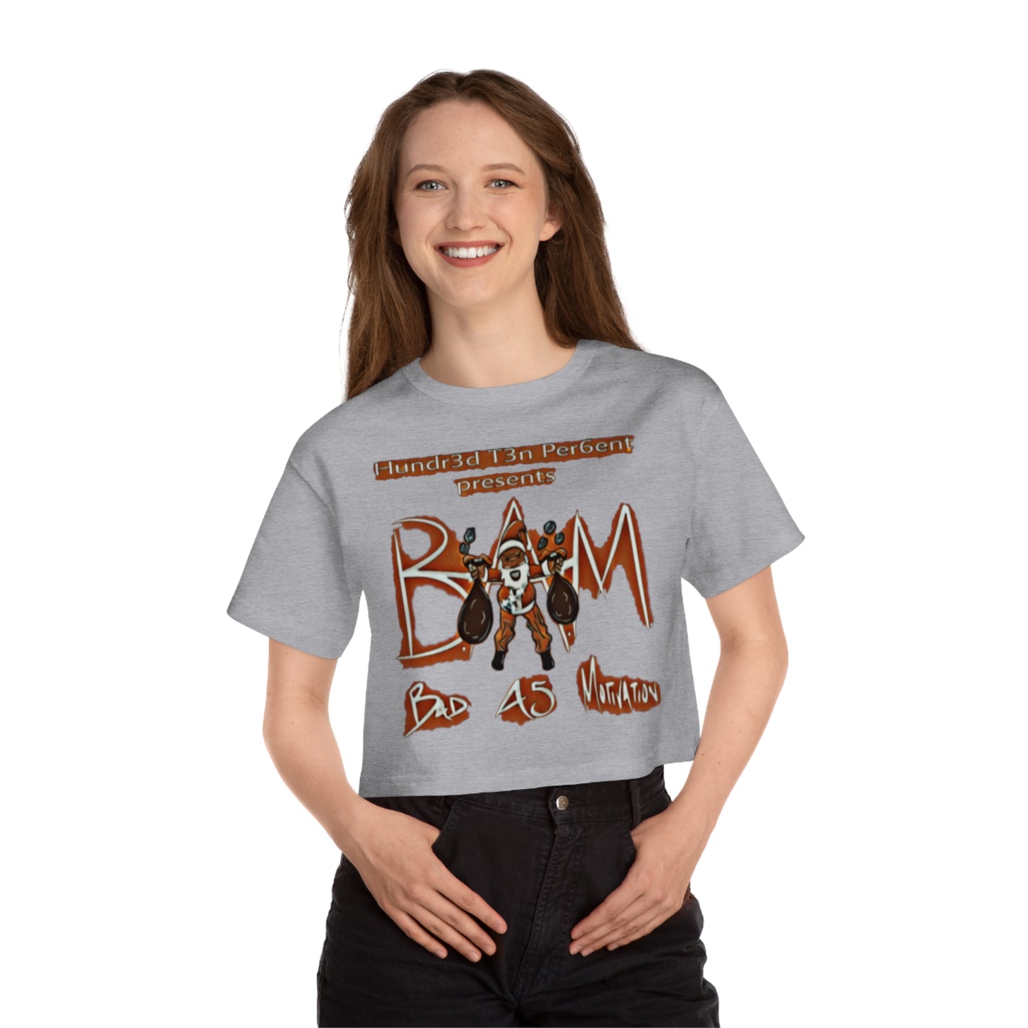 Champion Women's 110%B.A.M. Cropped T-Shirt