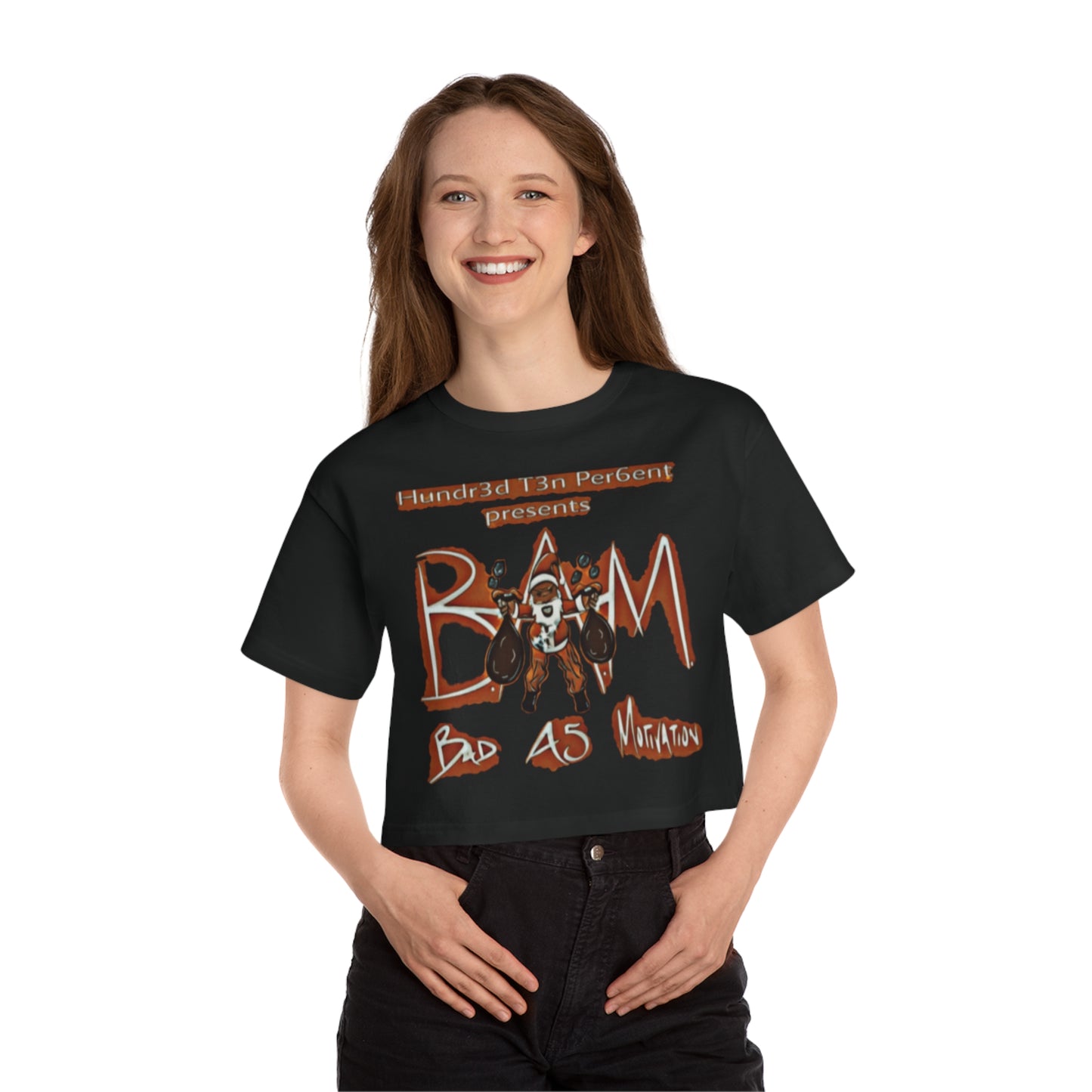 Champion Women's 110%B.A.M. Cropped T-Shirt