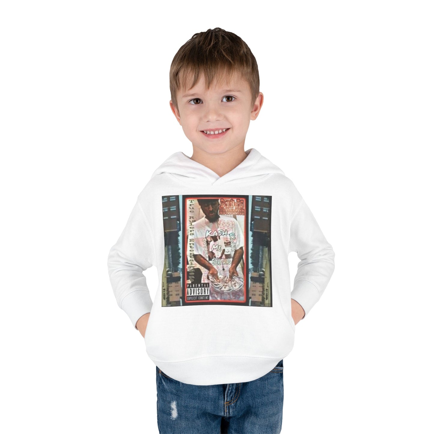 "Kash Rules Everything Around Me"Toddler Pullover Fleece Hoodie