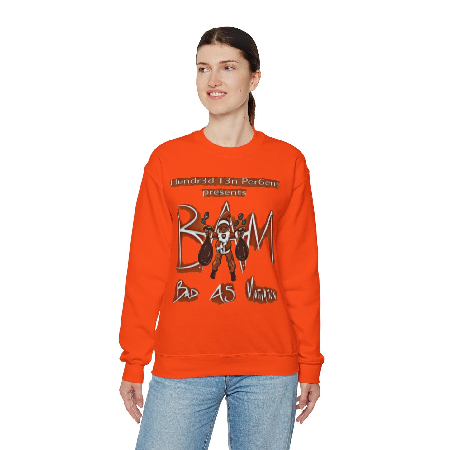 110%B.A.M. Unisex Crewneck Sweatshirt