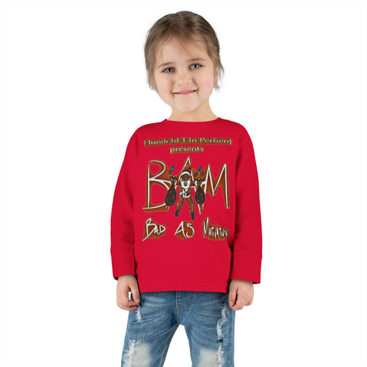 110%B.A.M. Toddler Long Sleeve Tee