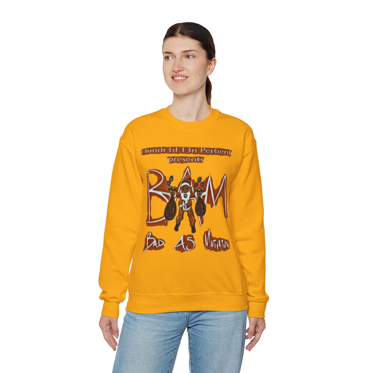 110%B.A.M. Unisex Crewneck Sweatshirt