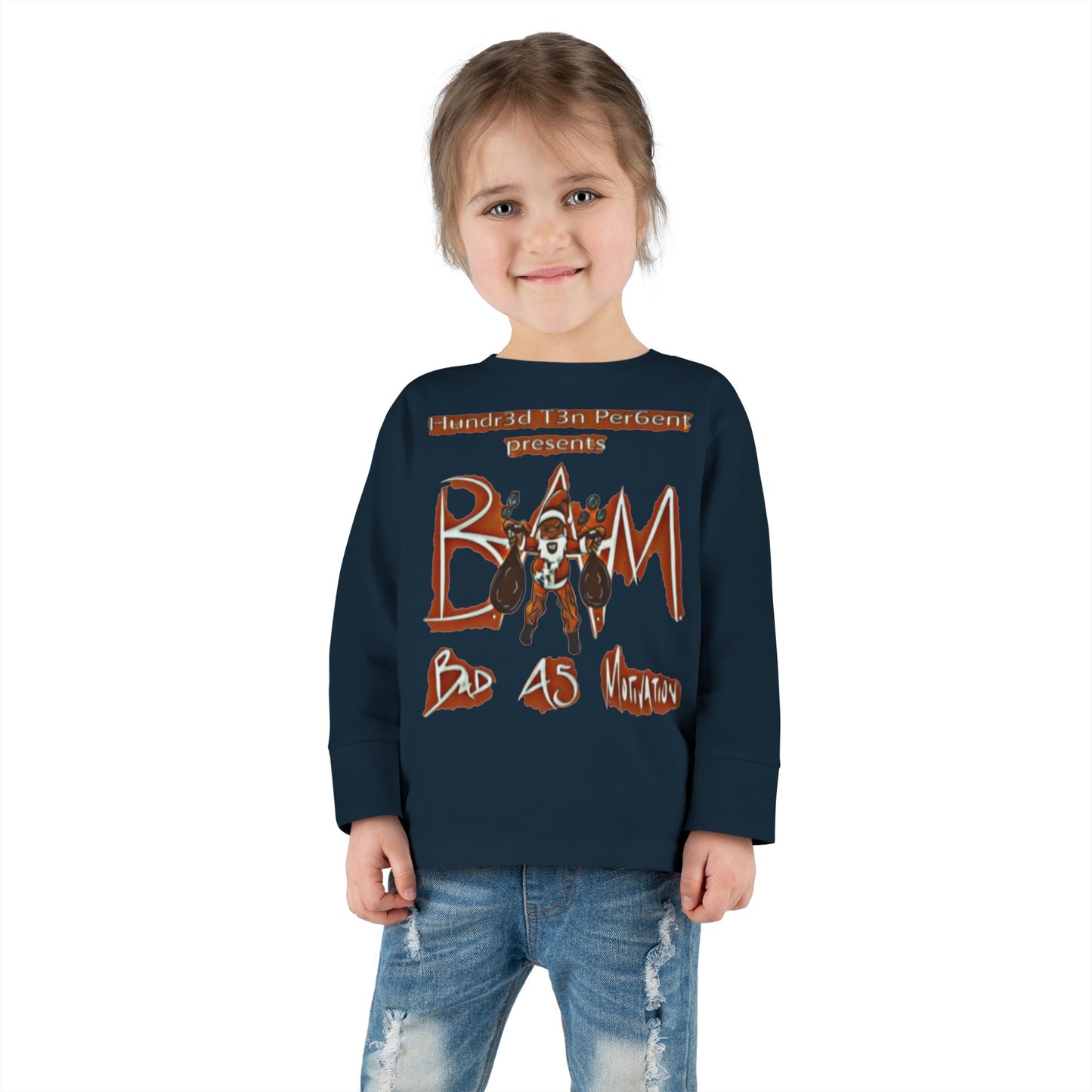 110%B.A.M. Toddler Long Sleeve Tee