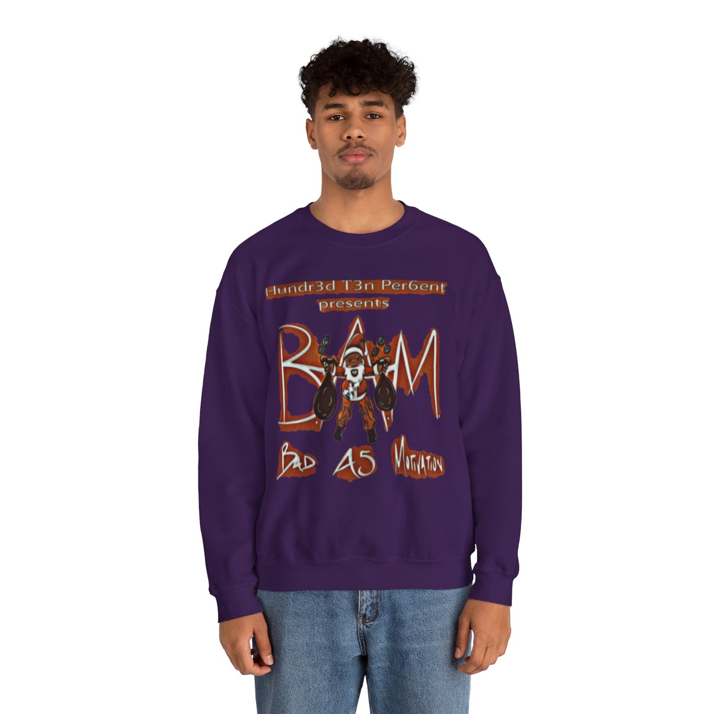 110%B.A.M. Unisex Crewneck Sweatshirt