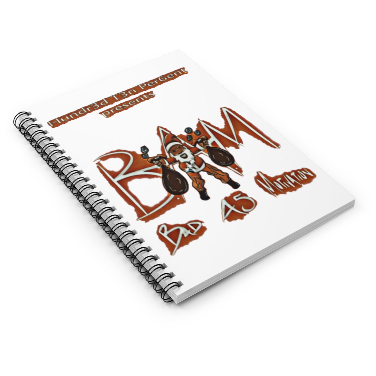 110%B.A.M. Spiral Notebook - Ruled Line