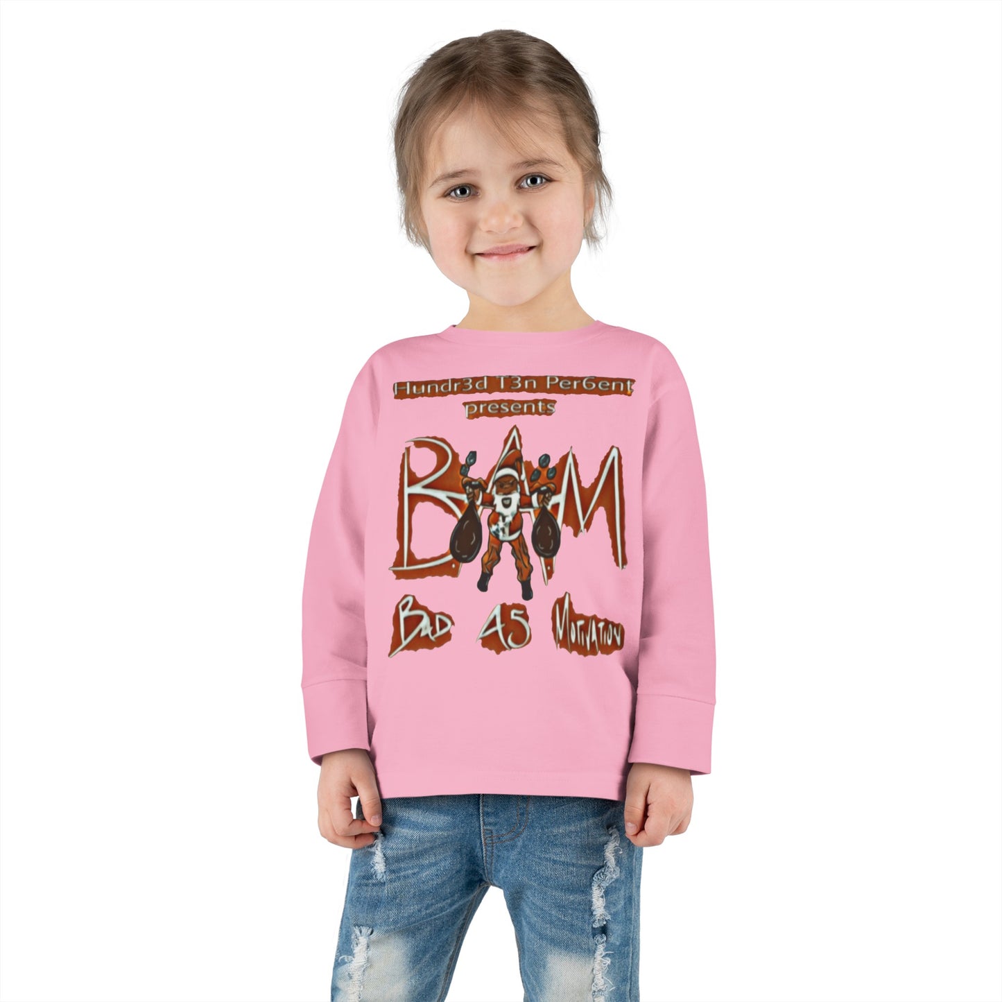 110%B.A.M. Toddler Long Sleeve Tee