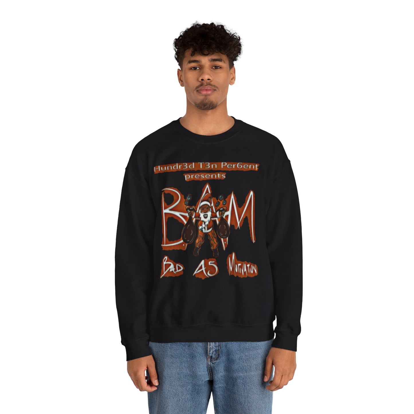 110%B.A.M. Unisex Crewneck Sweatshirt