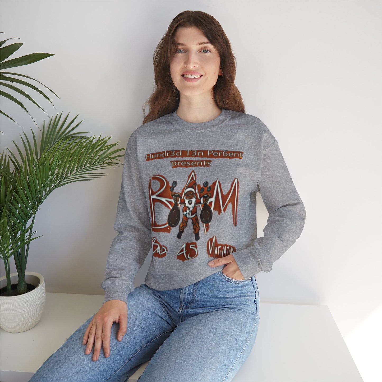 110%B.A.M. Unisex Crewneck Sweatshirt