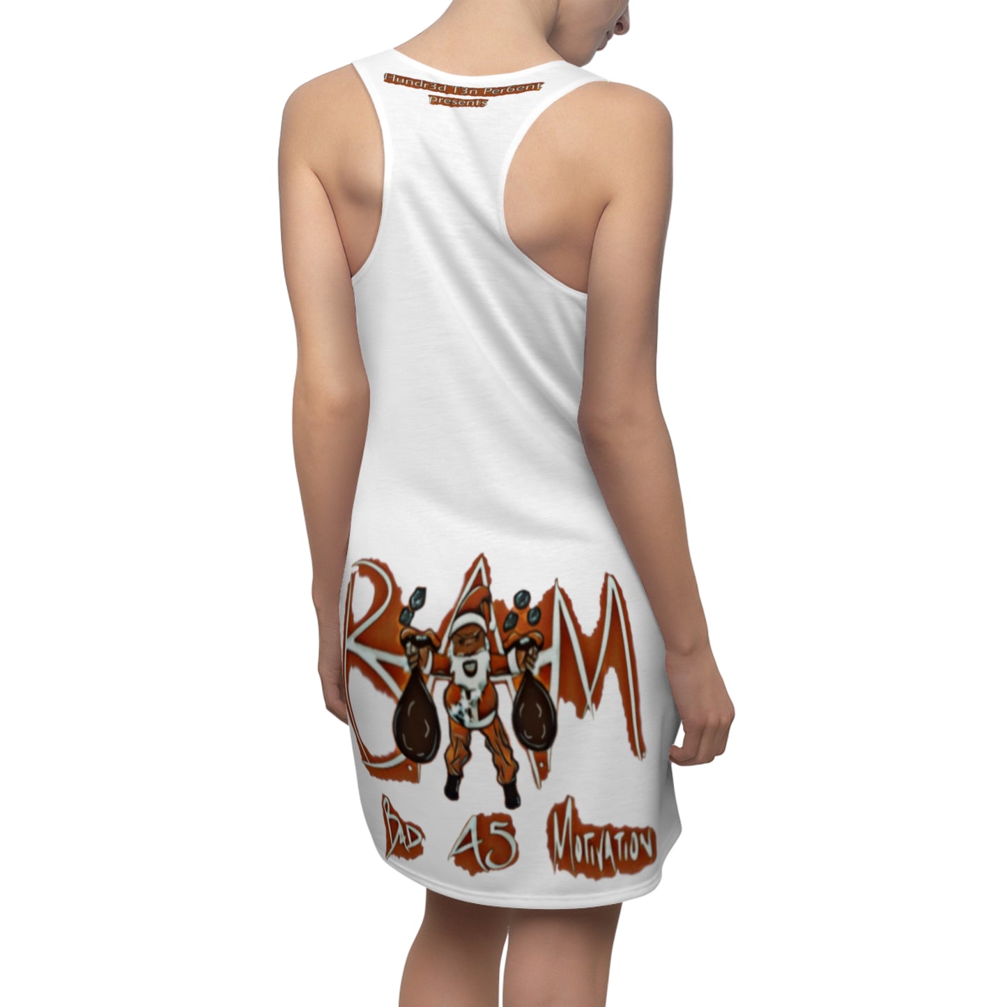 110%B.A.M. Women's Cut & Sew Racerback Dress